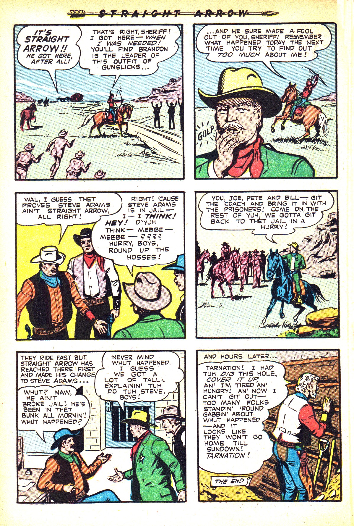 Read online Straight Arrow comic -  Issue #30 - 18