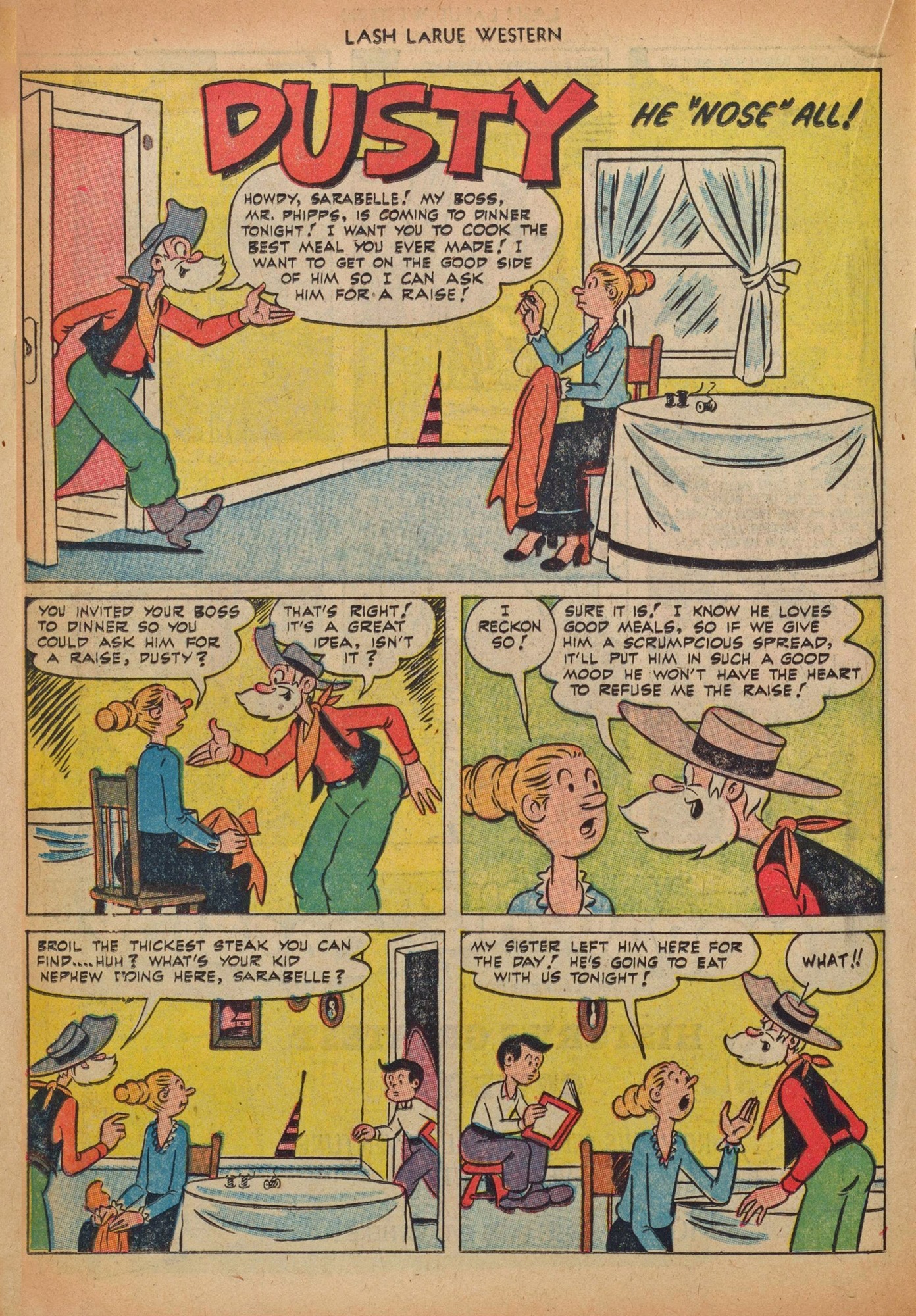 Read online Lash Larue Western (1949) comic -  Issue #41 - 18
