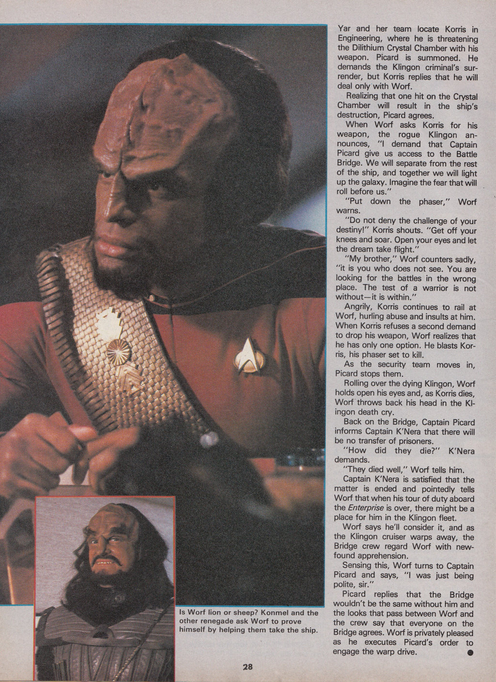 Read online Star Trek The Next Generation (1990) comic -  Issue #5 - 28