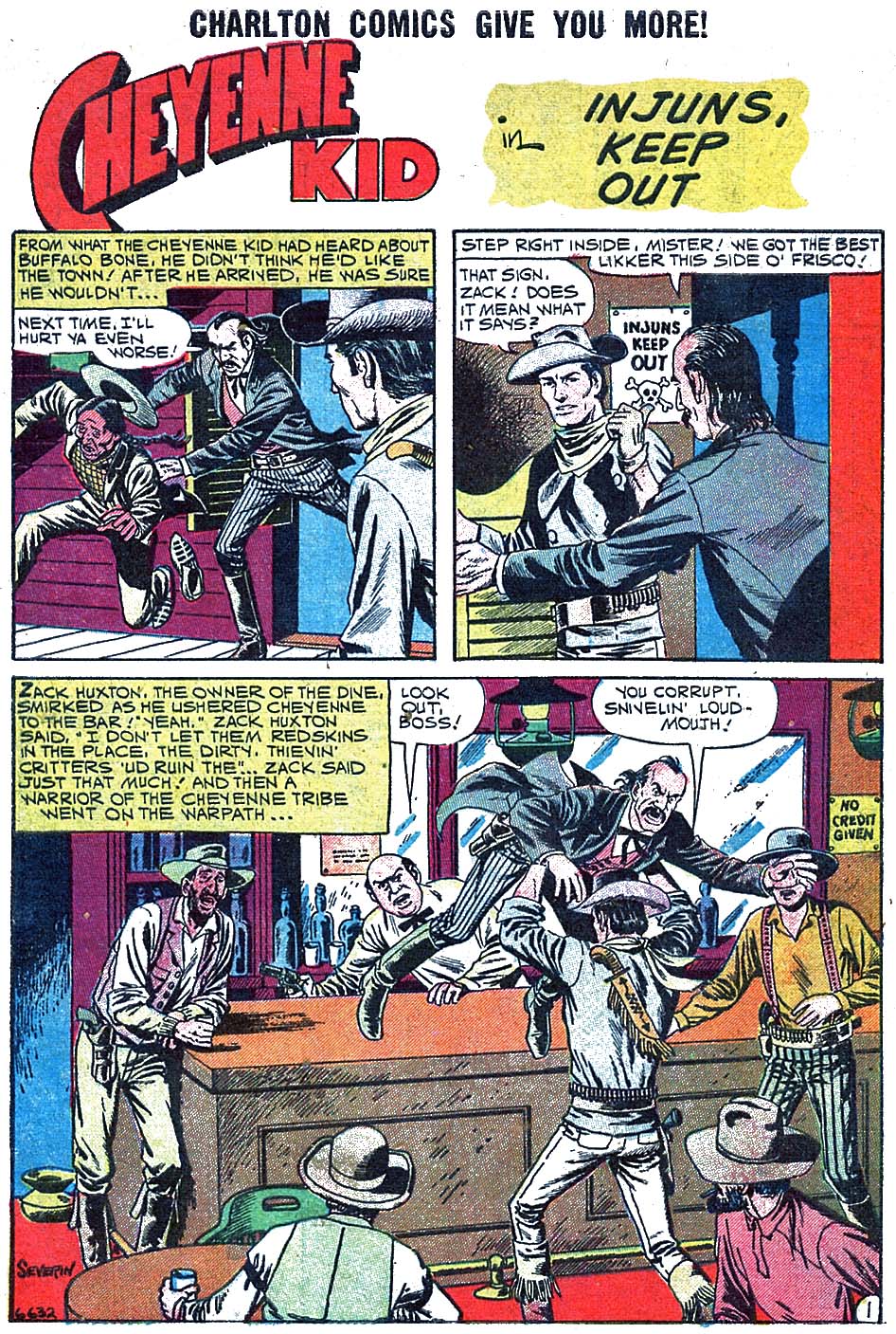 Read online Cheyenne Kid comic -  Issue #25 - 2