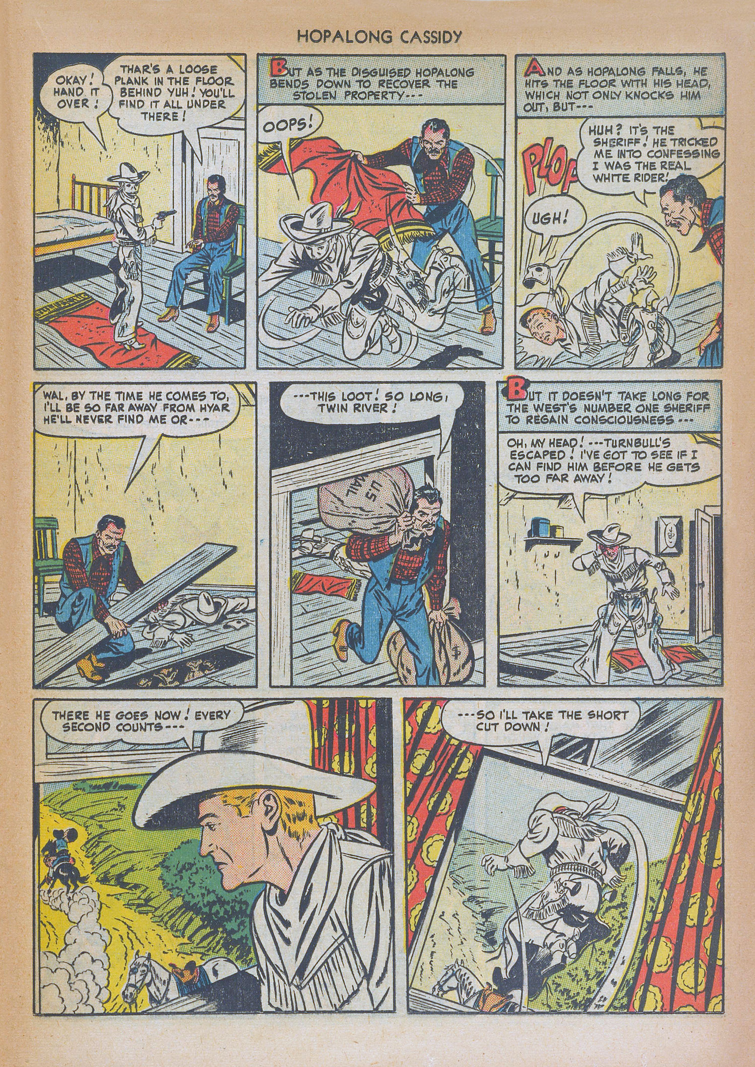 Read online Hopalong Cassidy comic -  Issue #36 - 21