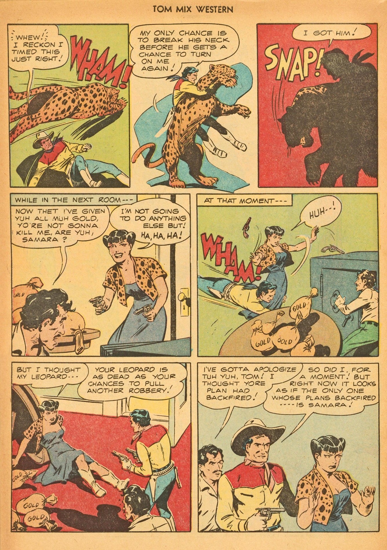Read online Tom Mix Western (1948) comic -  Issue #8 - 32