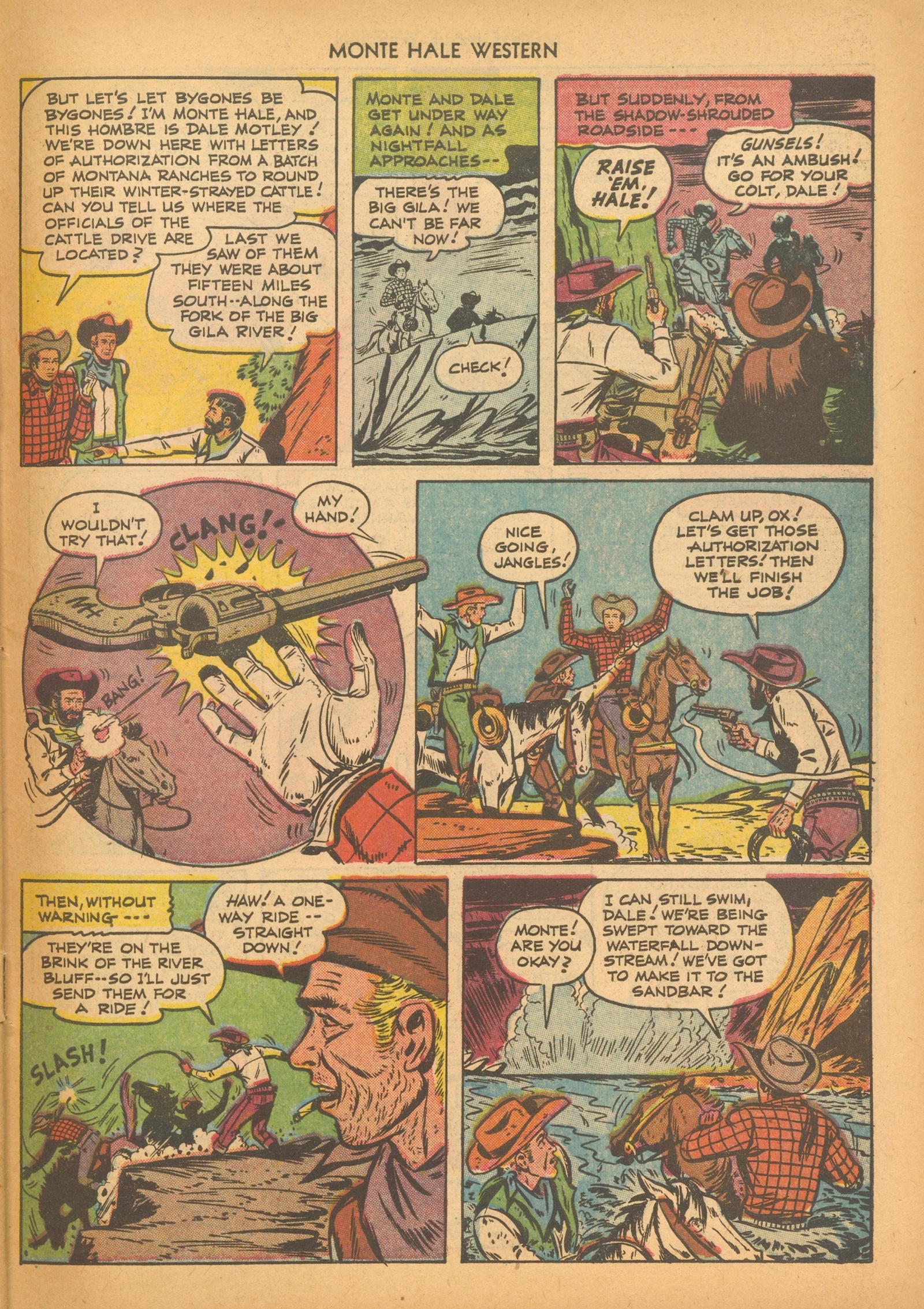 Read online Monte Hale Western comic -  Issue #74 - 31