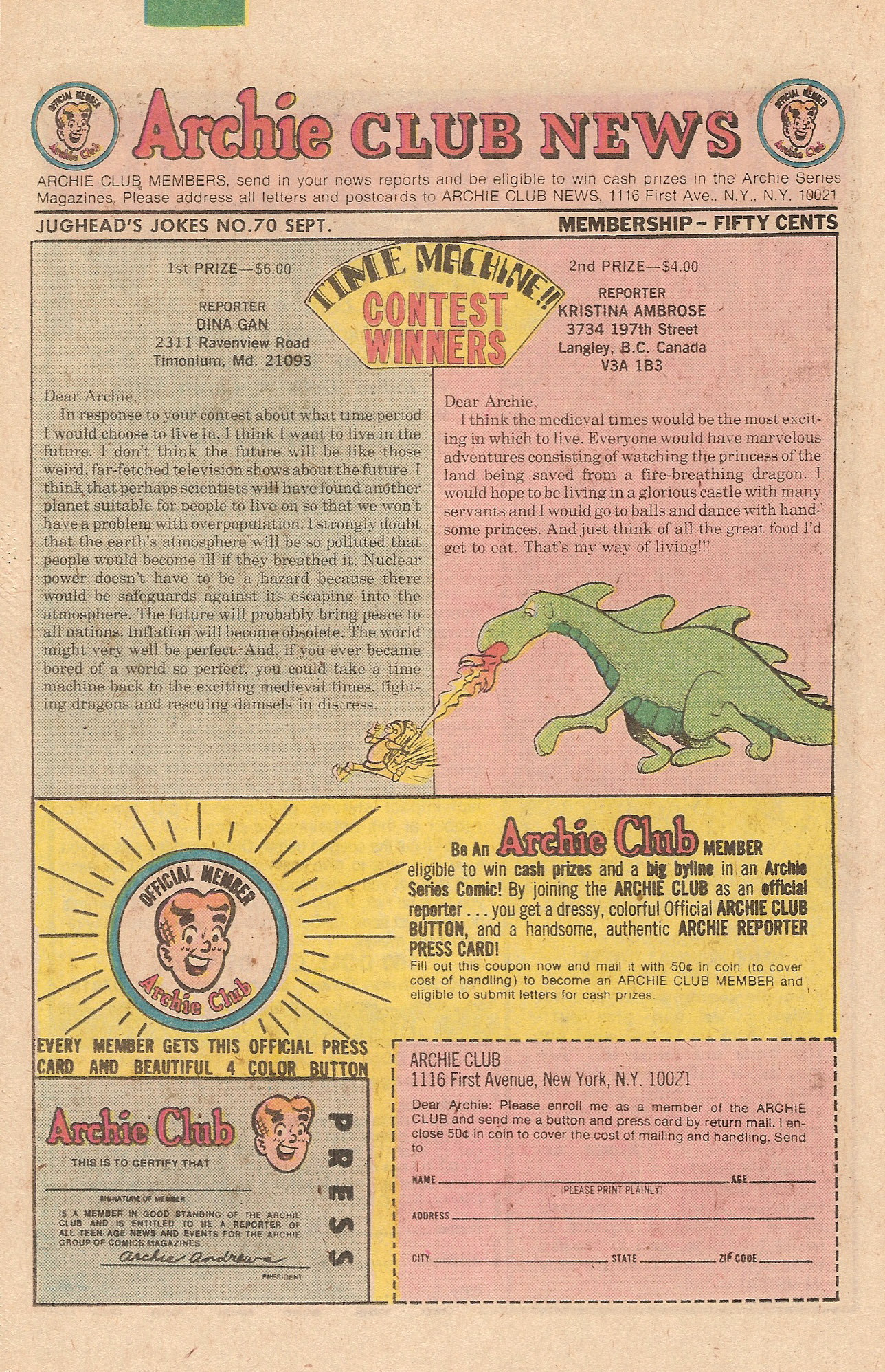 Read online Jughead's Jokes comic -  Issue #70 - 26