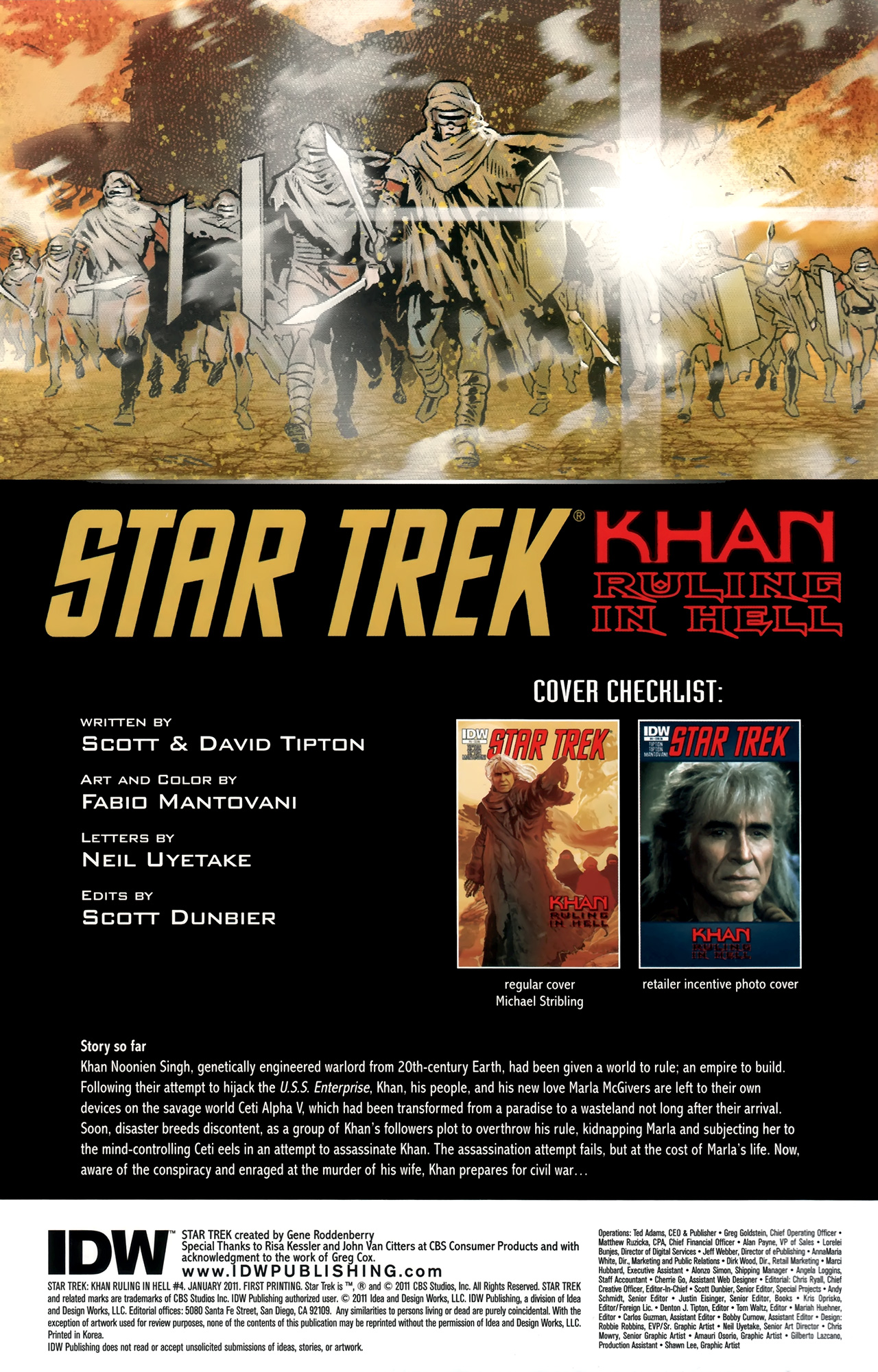 Read online Star Trek: Khan Ruling in Hell comic -  Issue #4 - 2