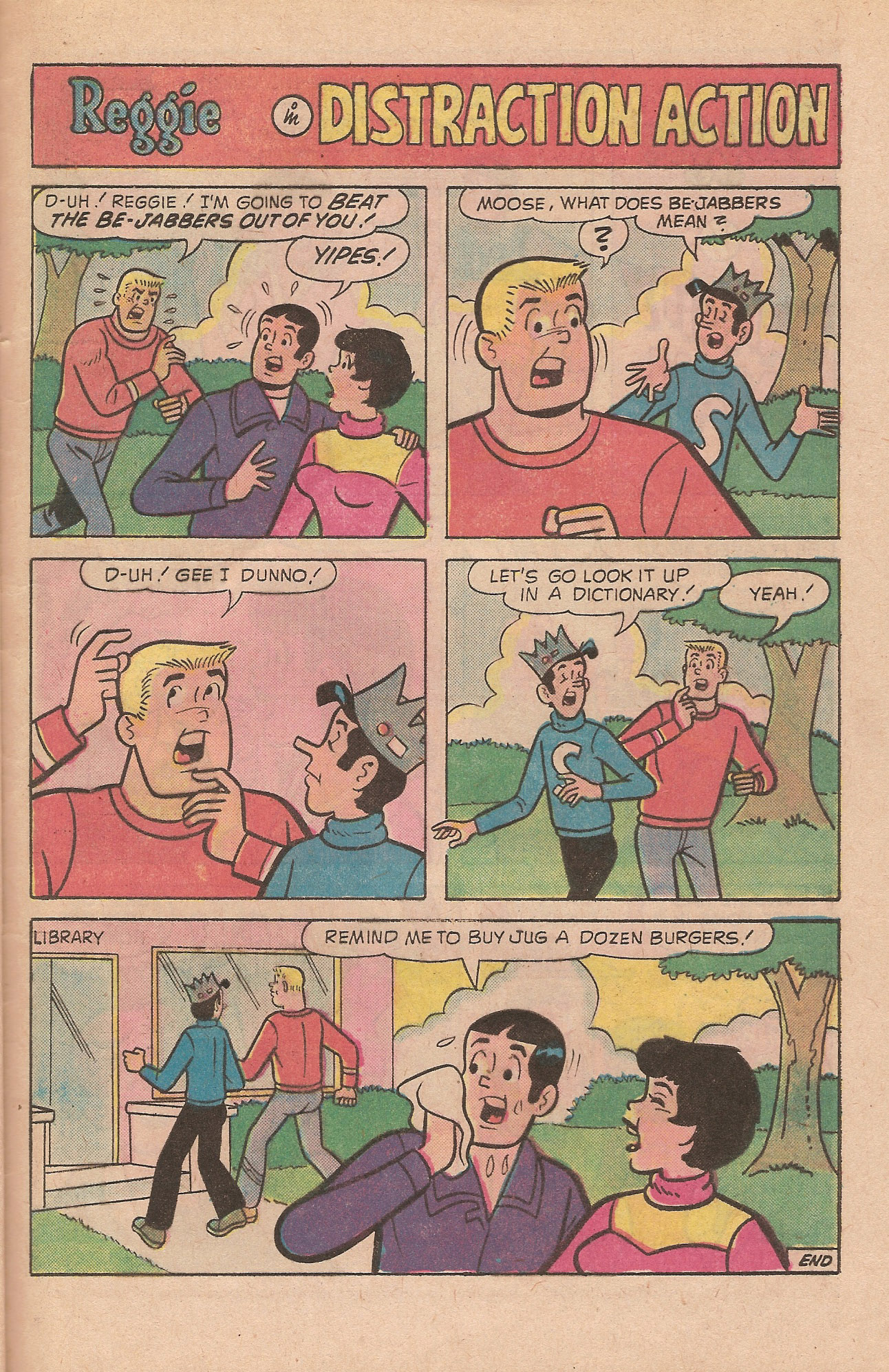 Read online Reggie's Wise Guy Jokes comic -  Issue #36 - 29