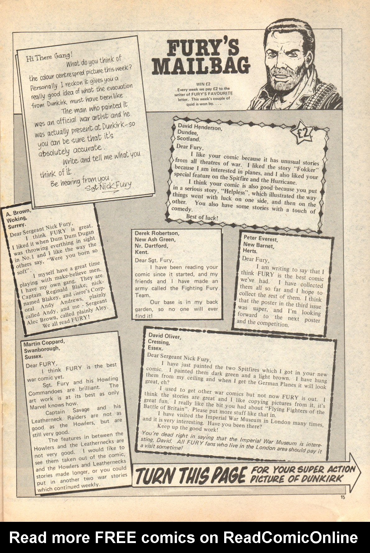 Read online Fury (1977) comic -  Issue #10 - 15