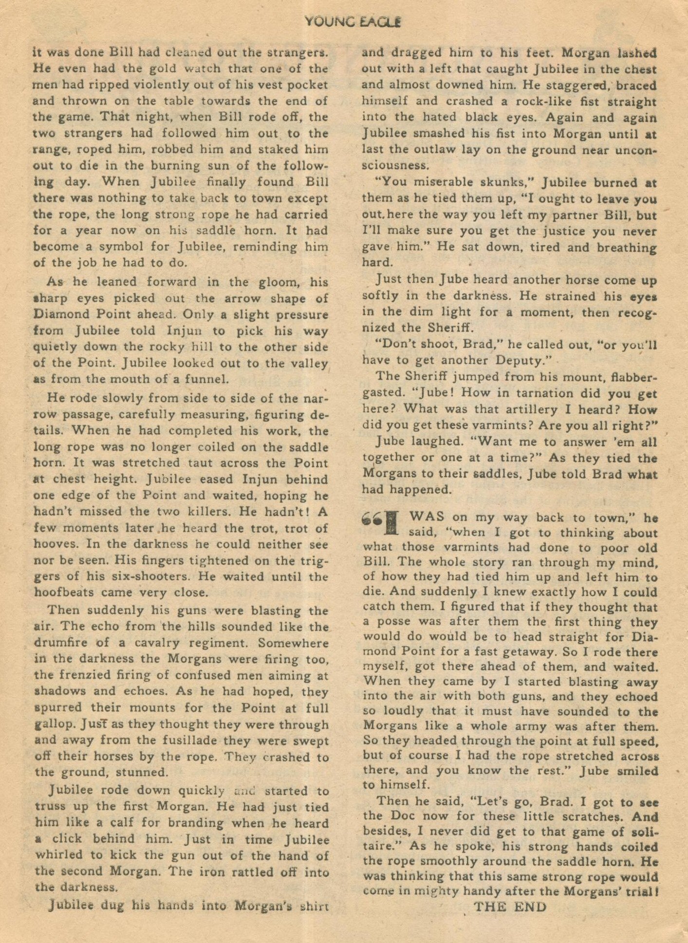 Read online Young Eagle comic -  Issue #9 - 23