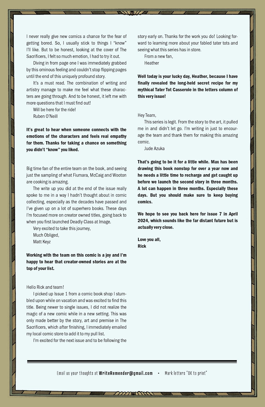 The Sacrificers issue 6 - Page 30
