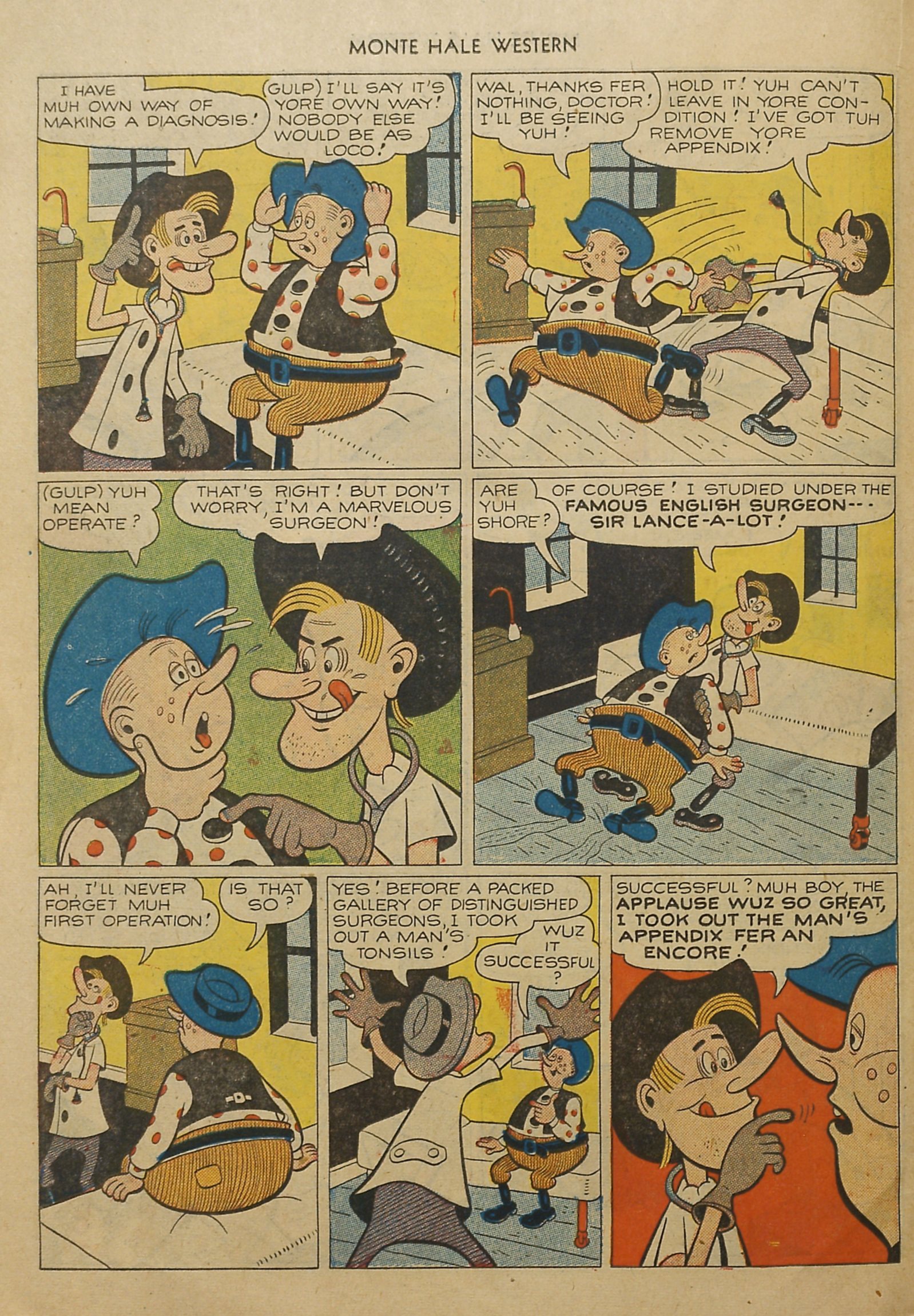 Read online Monte Hale Western comic -  Issue #52 - 38