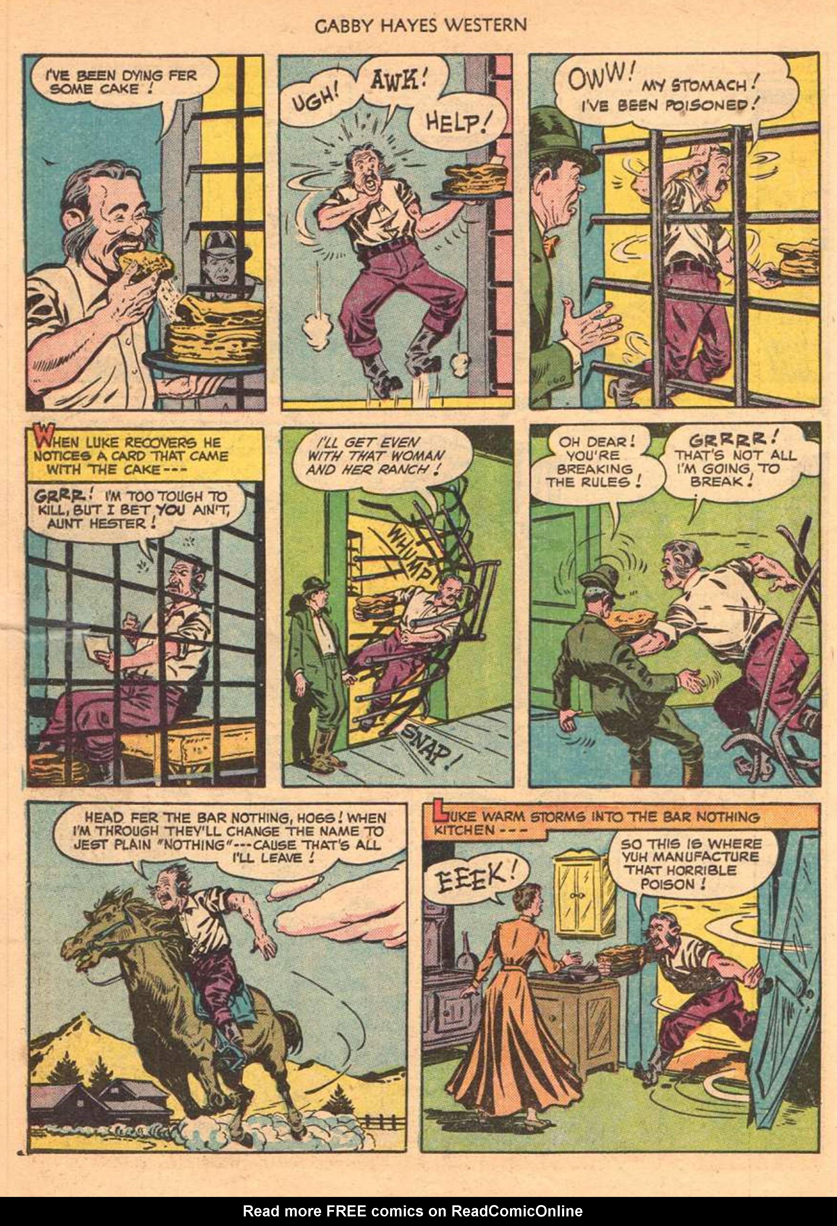 Read online Gabby Hayes Western comic -  Issue #24 - 30