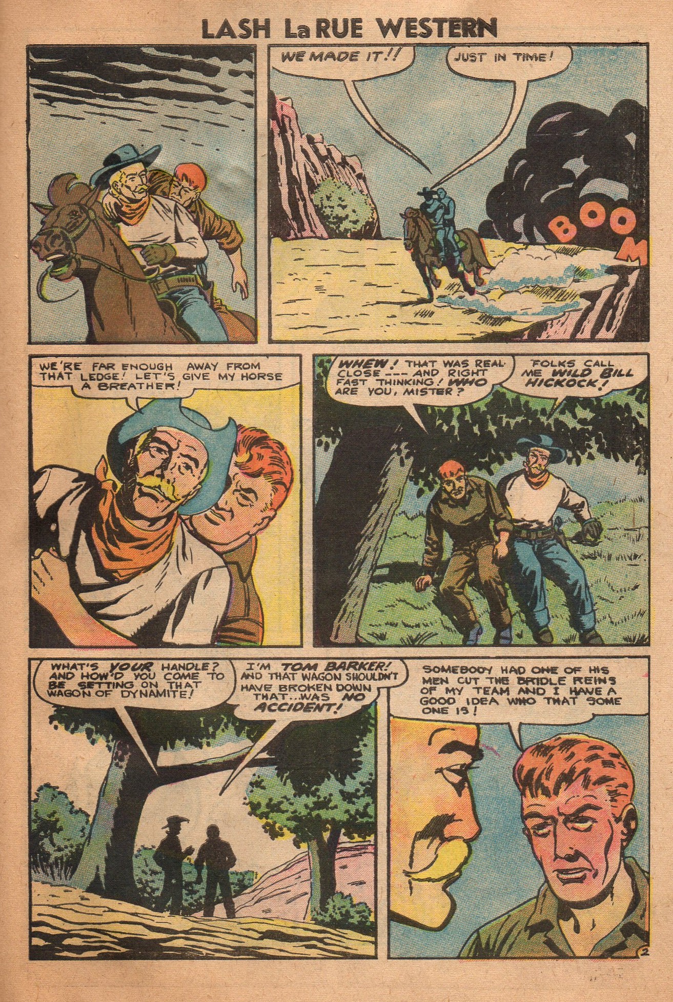 Read online Lash Larue Western (1949) comic -  Issue #62 - 27