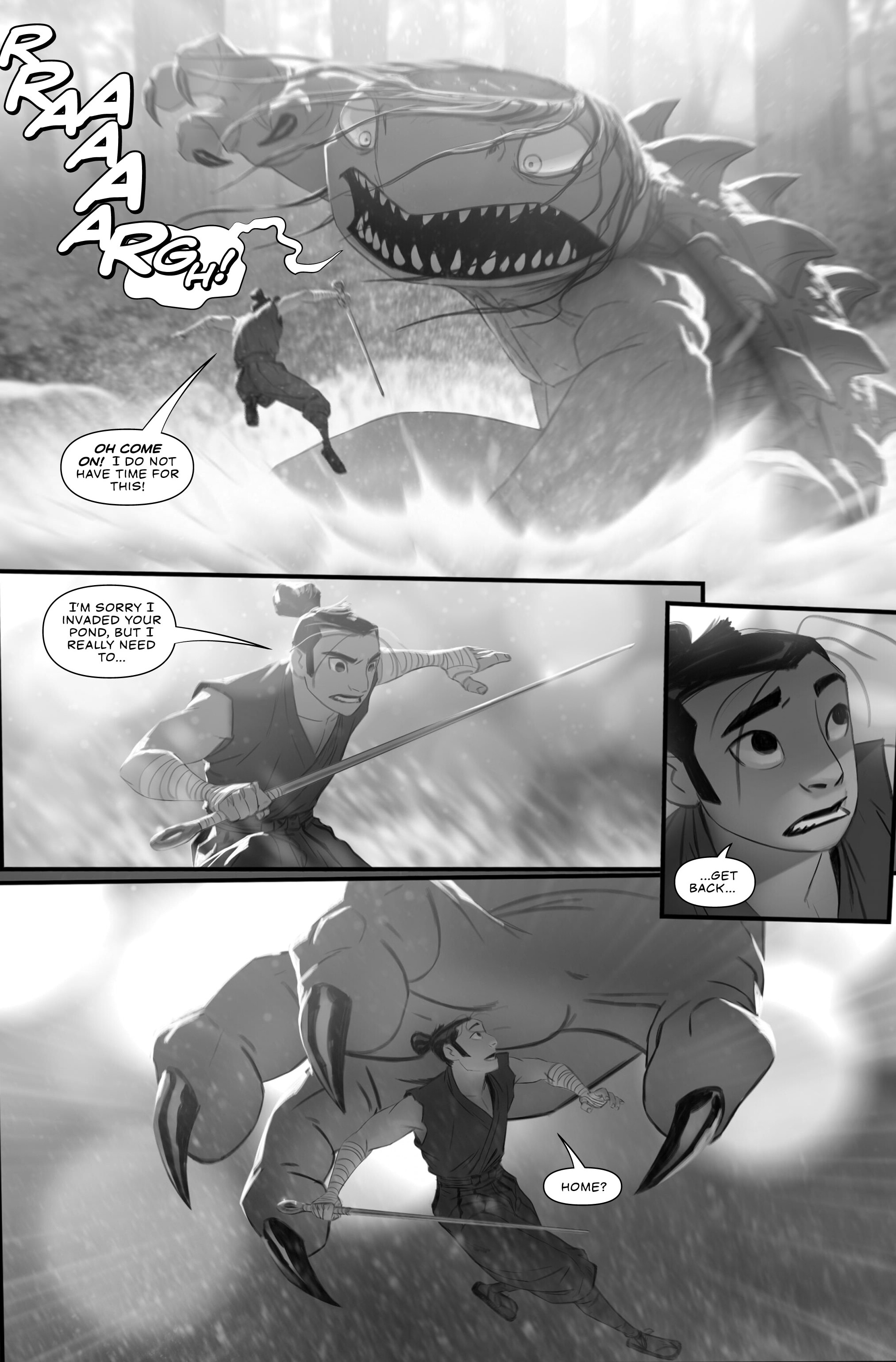 Read online Issunboshi: A Graphic Novel comic -  Issue # TPB (Part 1) - 49