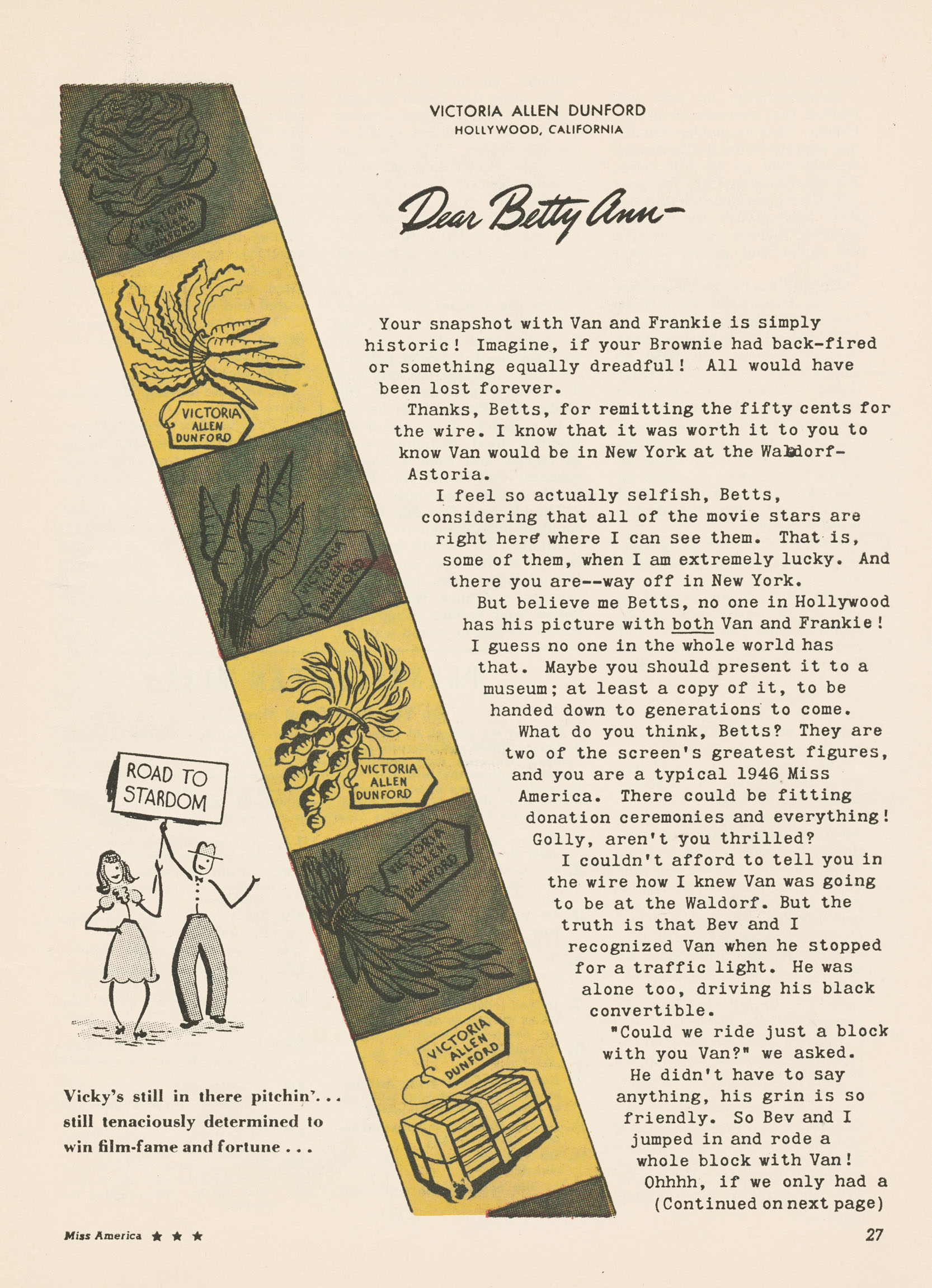 Read online Miss America Magazine comic -  Issue #21 - 22