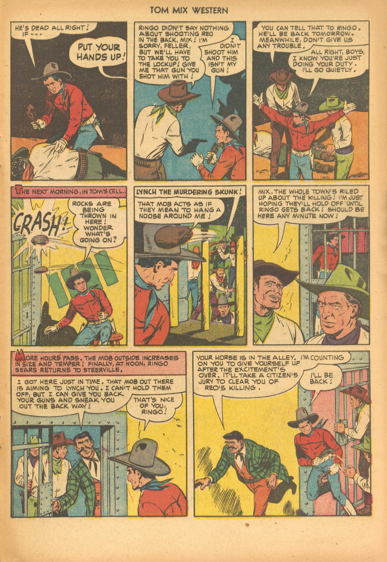 Read online Tom Mix Western (1948) comic -  Issue #46 - 29