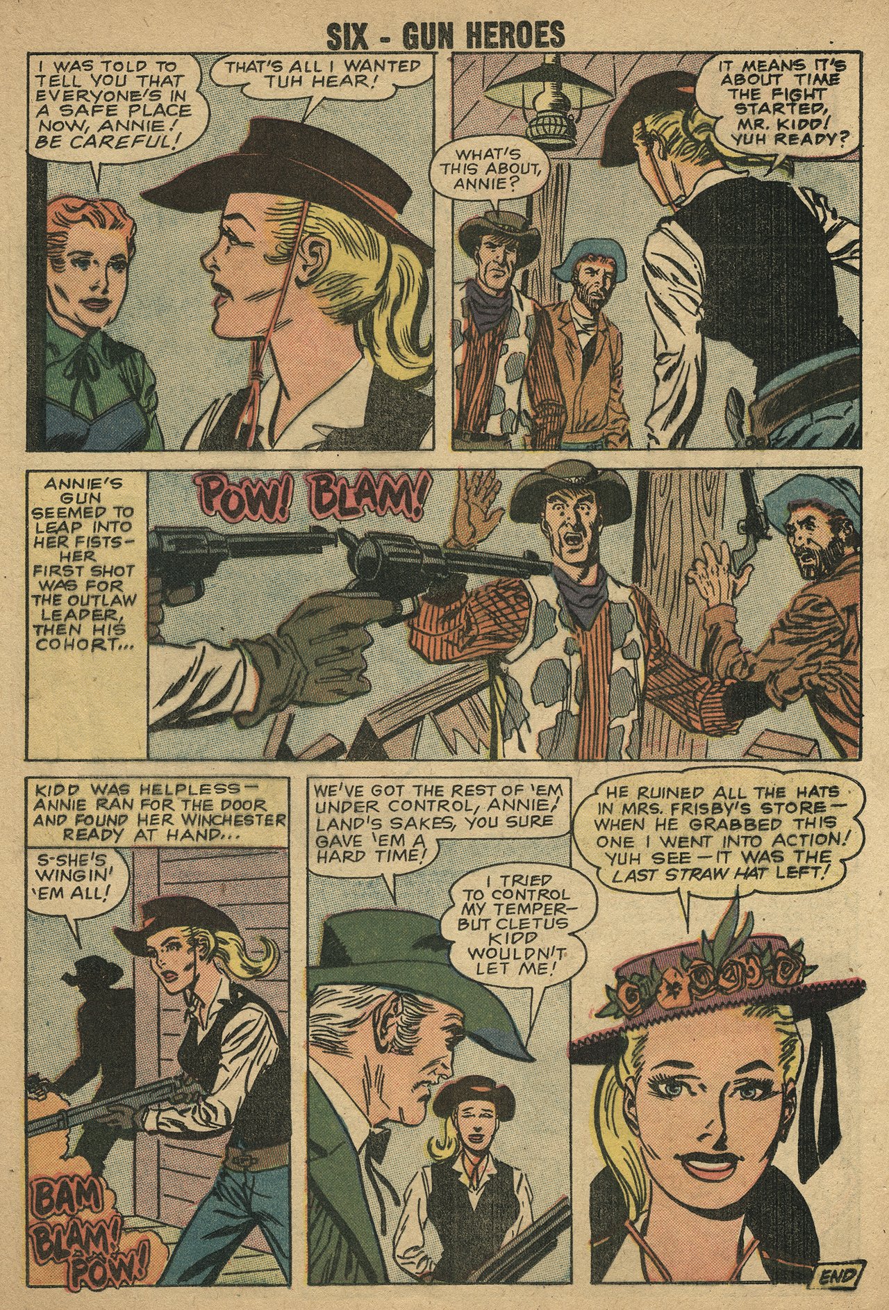 Read online Six-Gun Heroes comic -  Issue #50 - 16