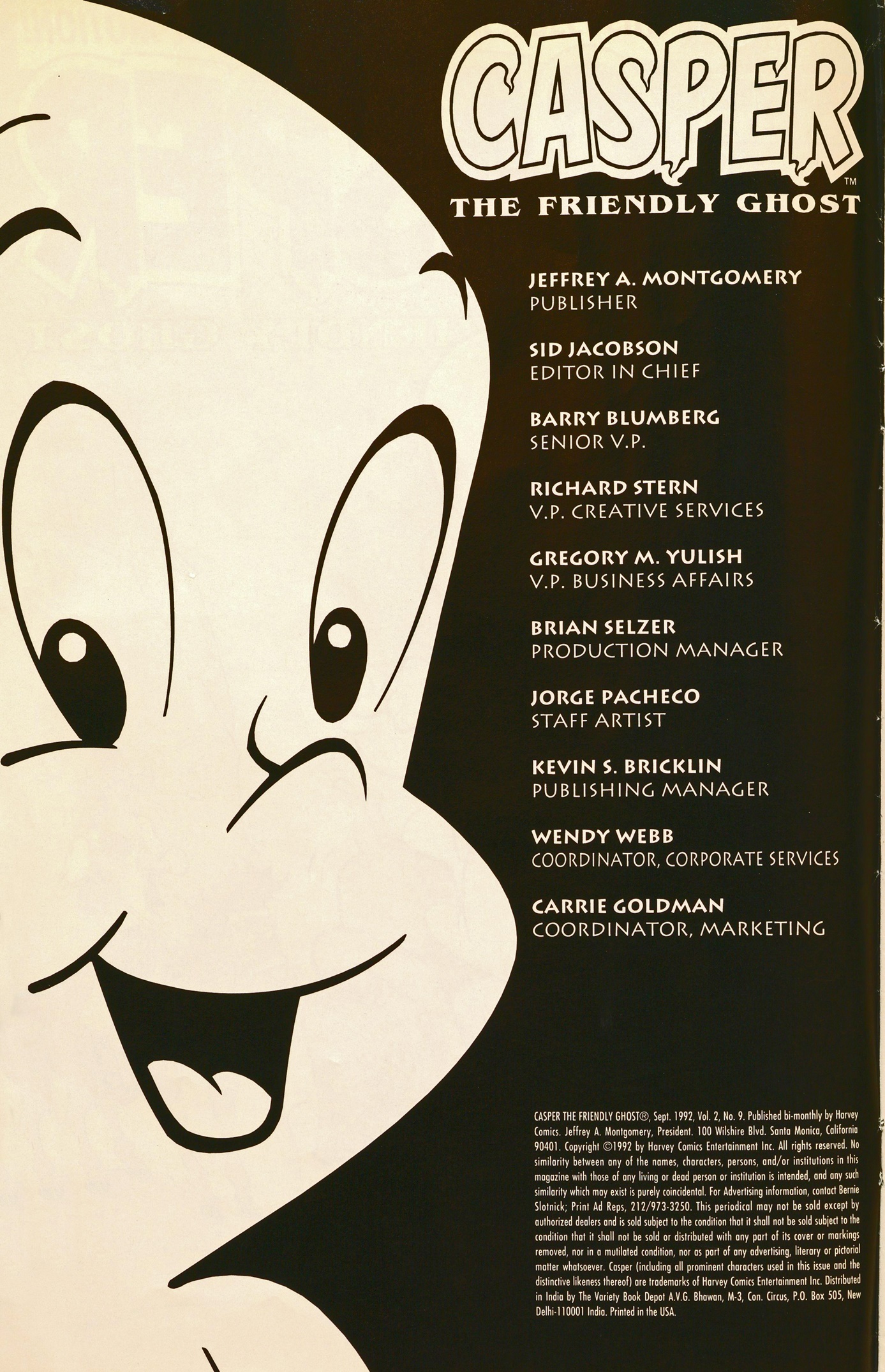 Read online Casper the Friendly Ghost (1991) comic -  Issue #9 - 2