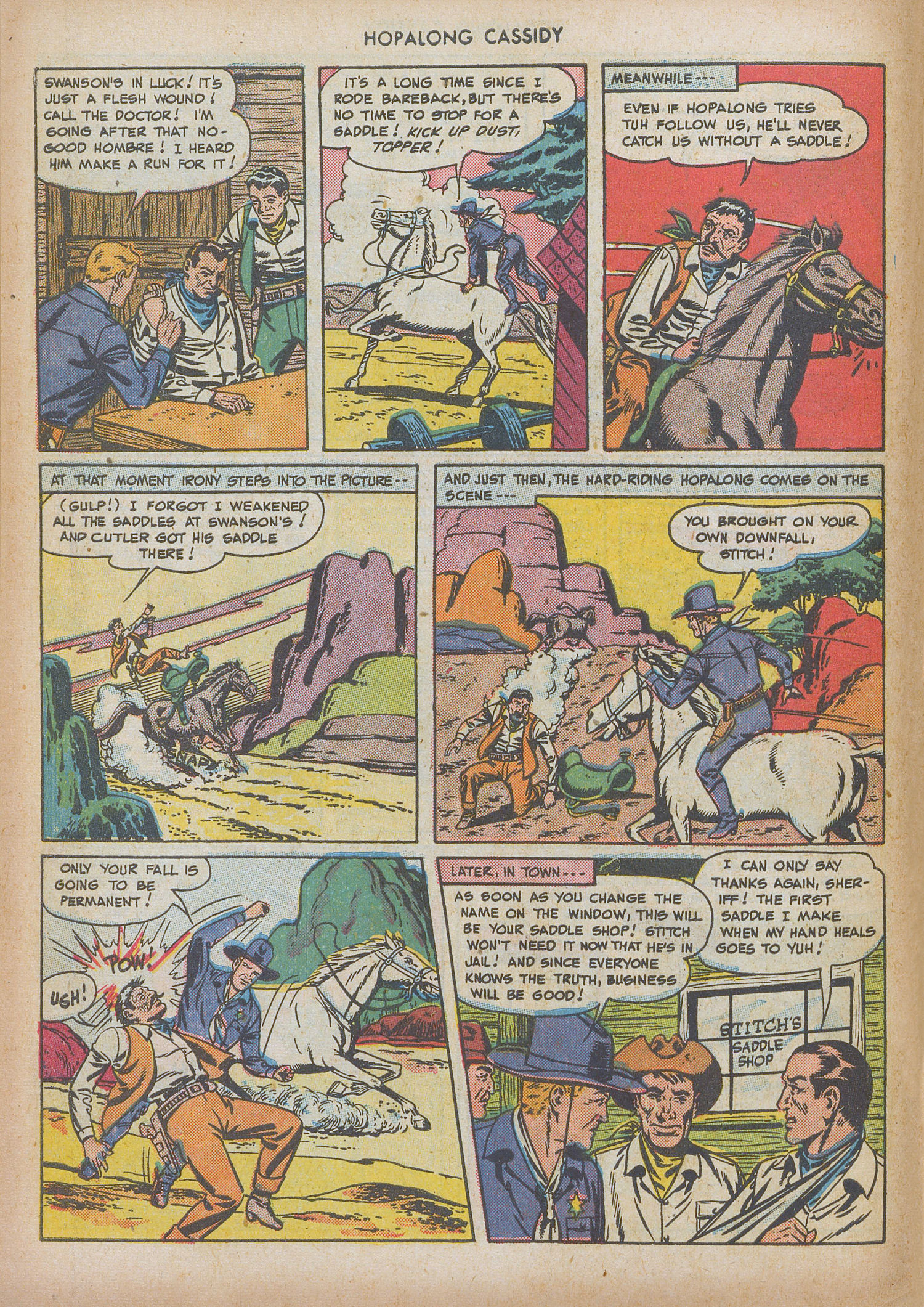 Read online Hopalong Cassidy comic -  Issue #34 - 22