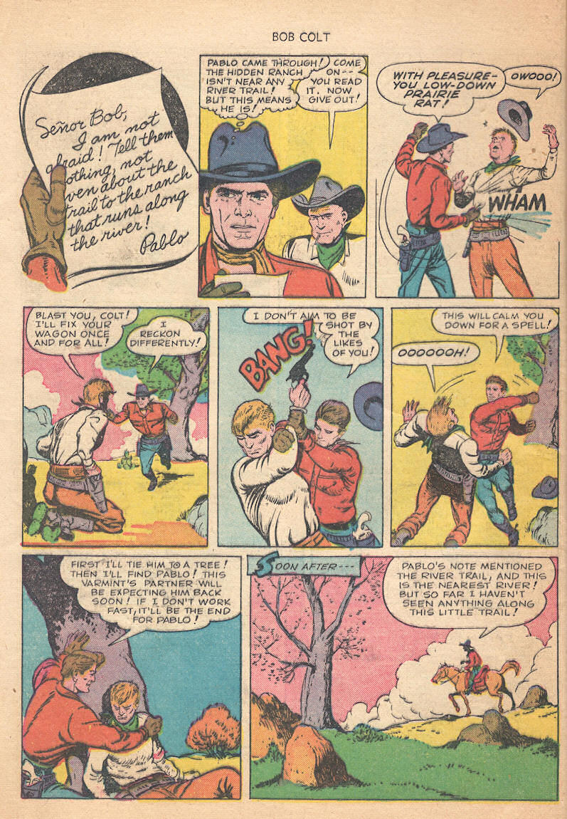 Read online Bob Colt Western comic -  Issue #1 - 24