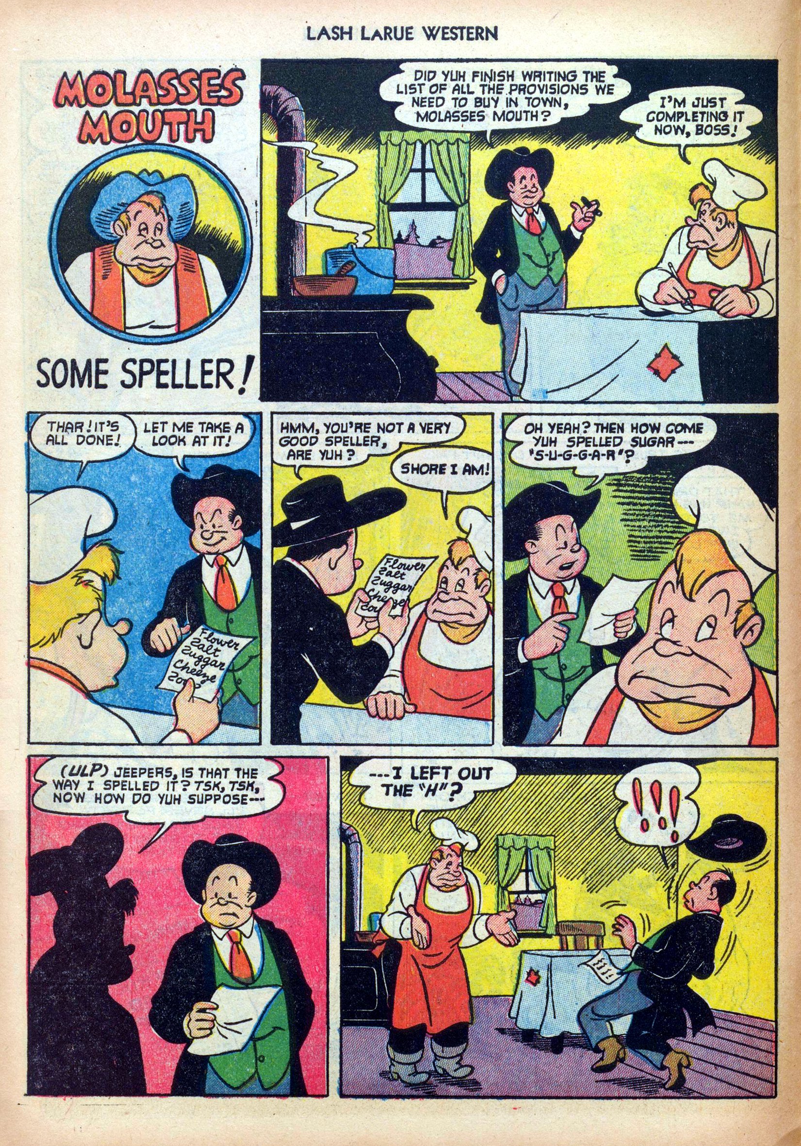 Read online Lash Larue Western (1949) comic -  Issue #30 - 10
