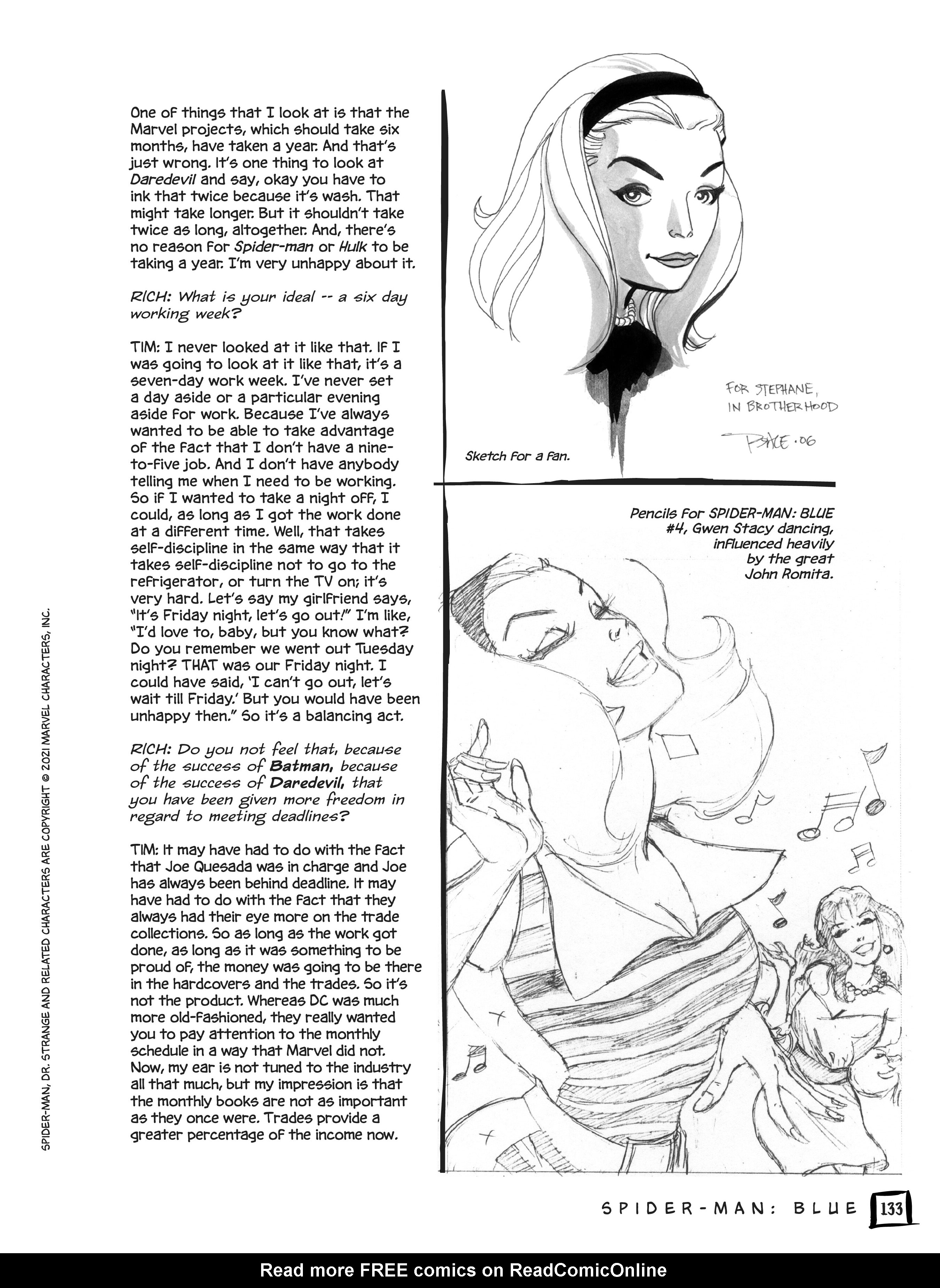 Read online Drawing Heroes in the Backyard: Tim Sale Black and White, Revised and Expanded comic -  Issue # TPB (Part 2) - 22