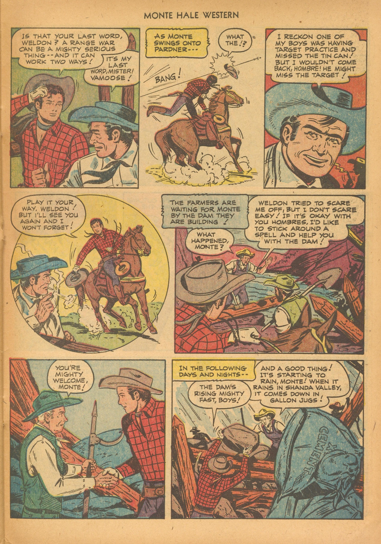 Read online Monte Hale Western comic -  Issue #72 - 31