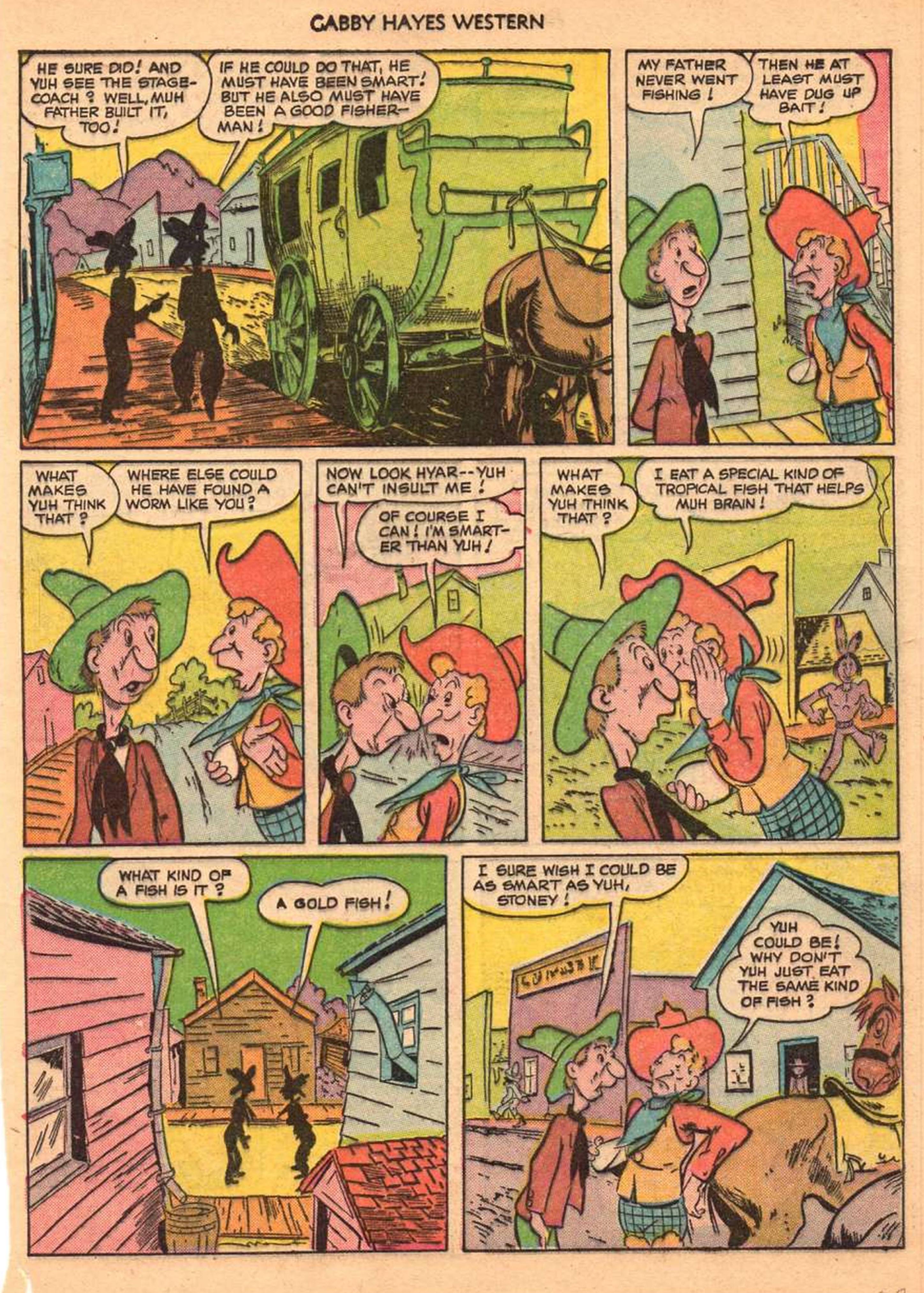 Read online Gabby Hayes Western comic -  Issue #24 - 37