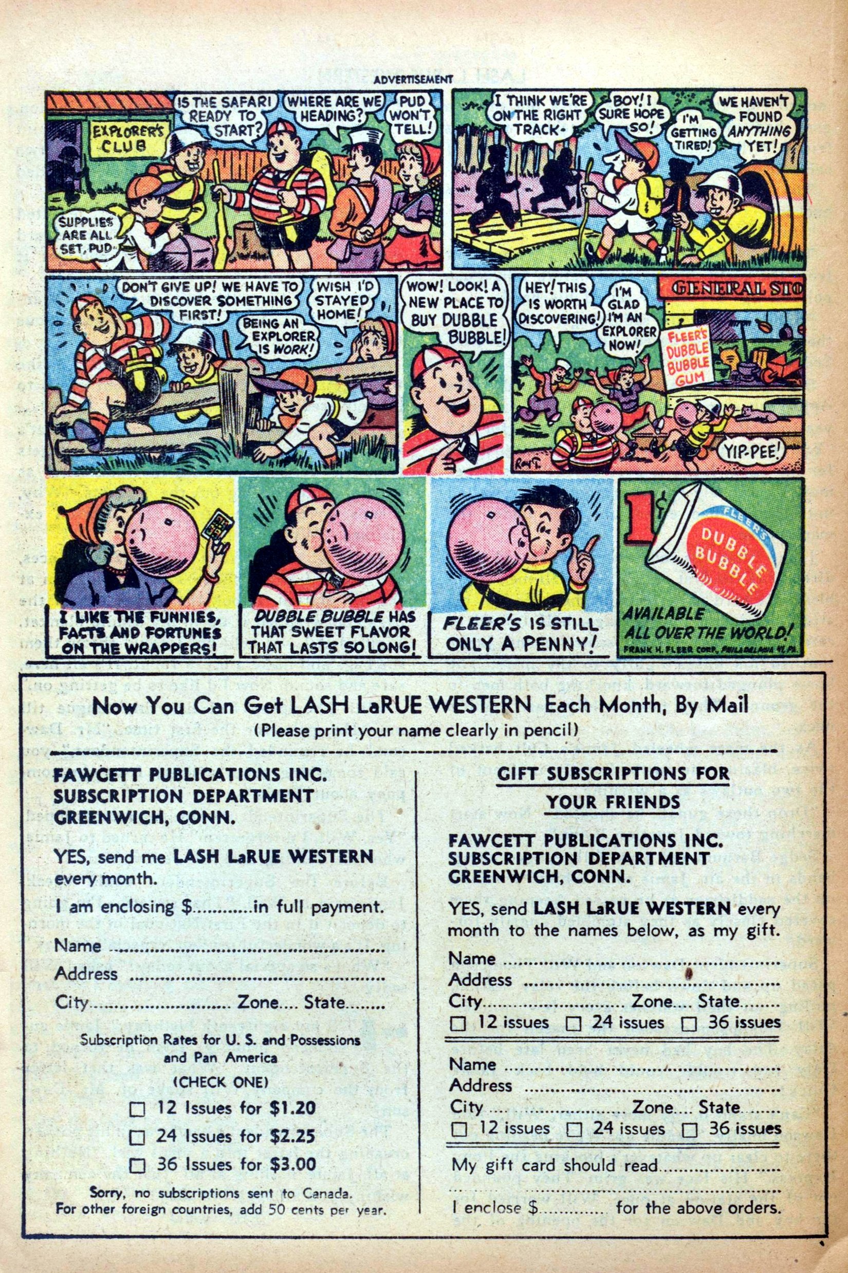 Read online Lash Larue Western (1949) comic -  Issue #31 - 26