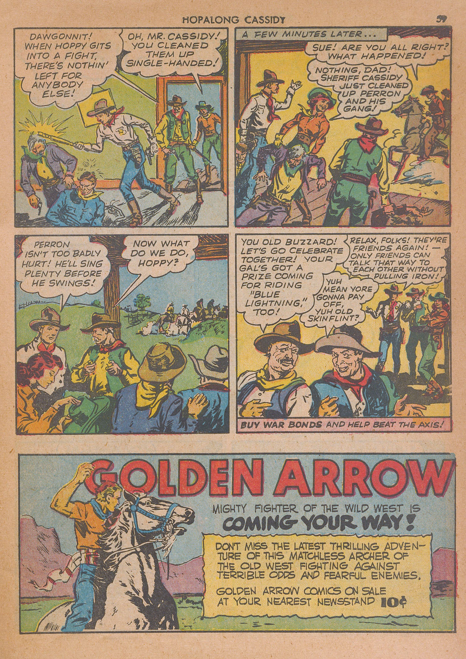 Read online Hopalong Cassidy comic -  Issue #1 - 58