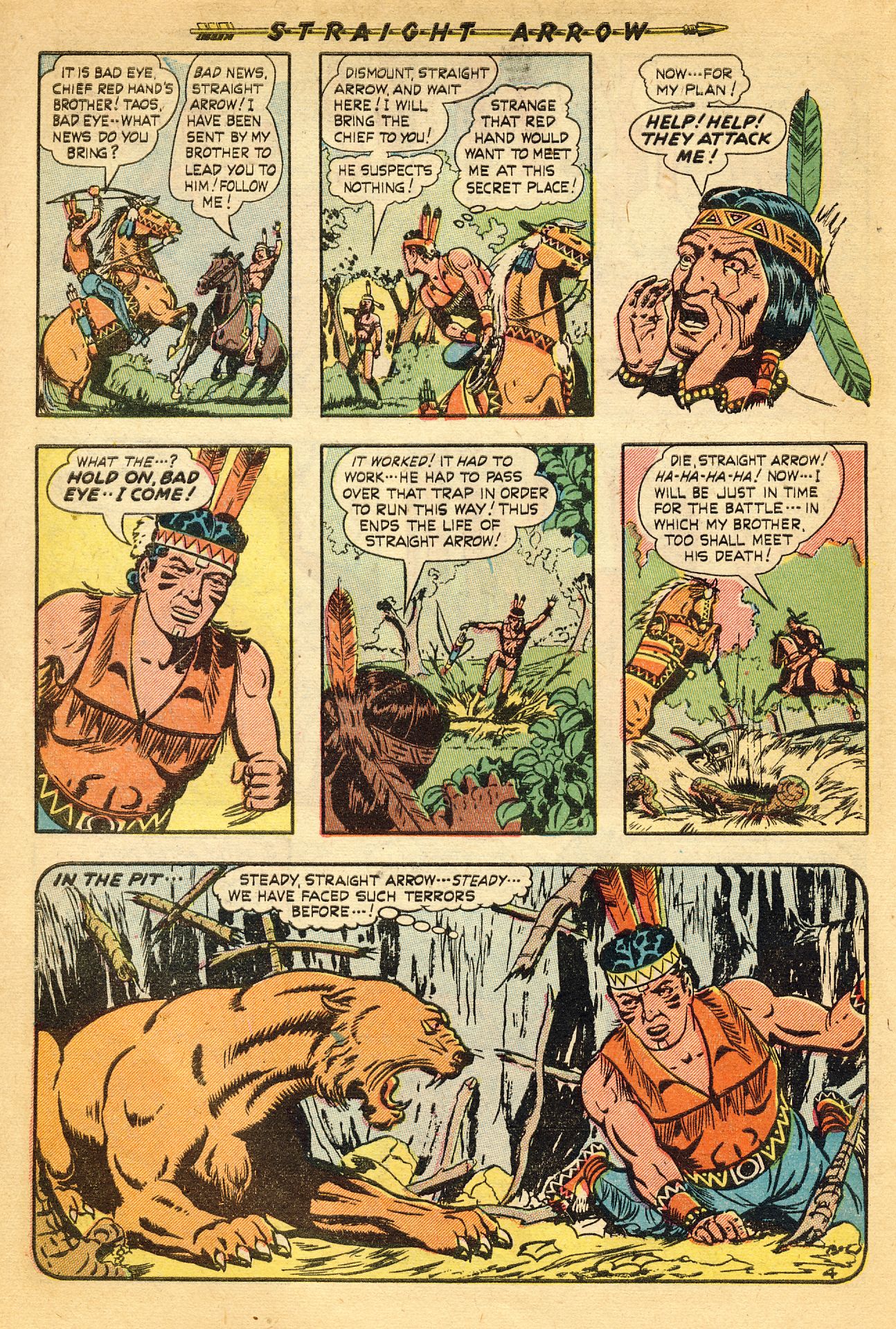 Read online Straight Arrow comic -  Issue #16 - 30