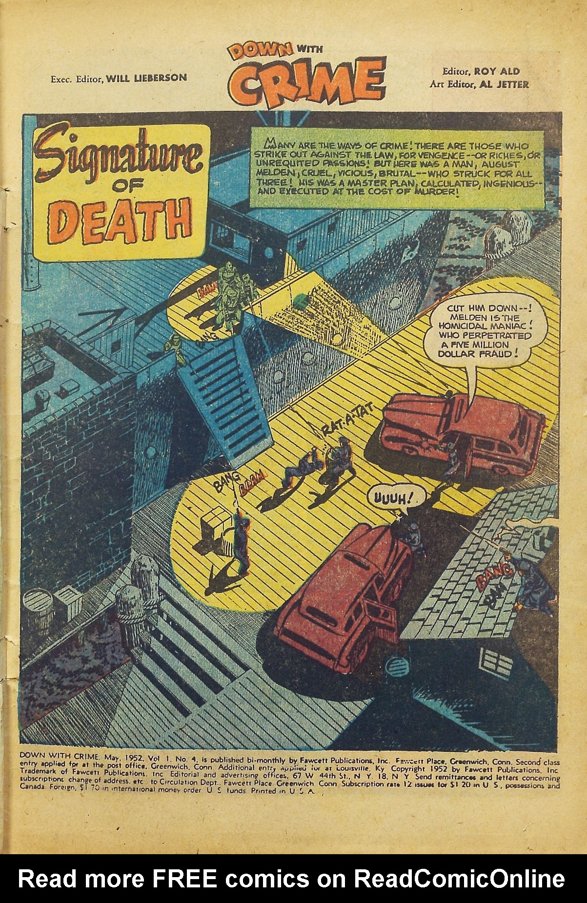 Read online Down With Crime comic -  Issue #4 - 3