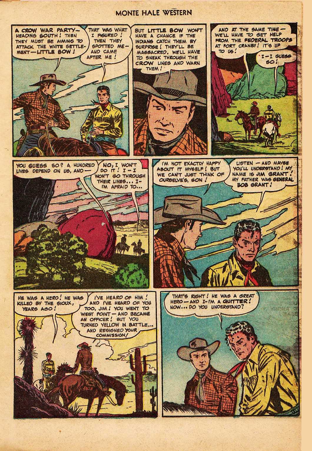 Read online Monte Hale Western comic -  Issue #38 - 4