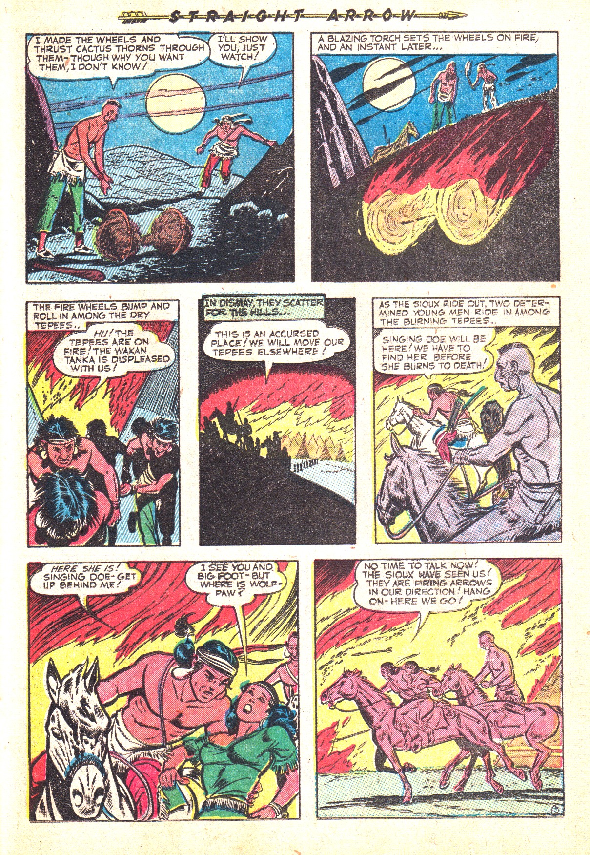 Read online Straight Arrow comic -  Issue #33 - 23