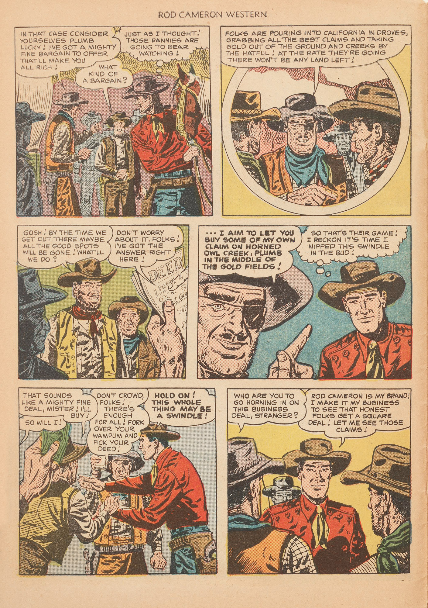 Read online Rod Cameron Western comic -  Issue #7 - 6