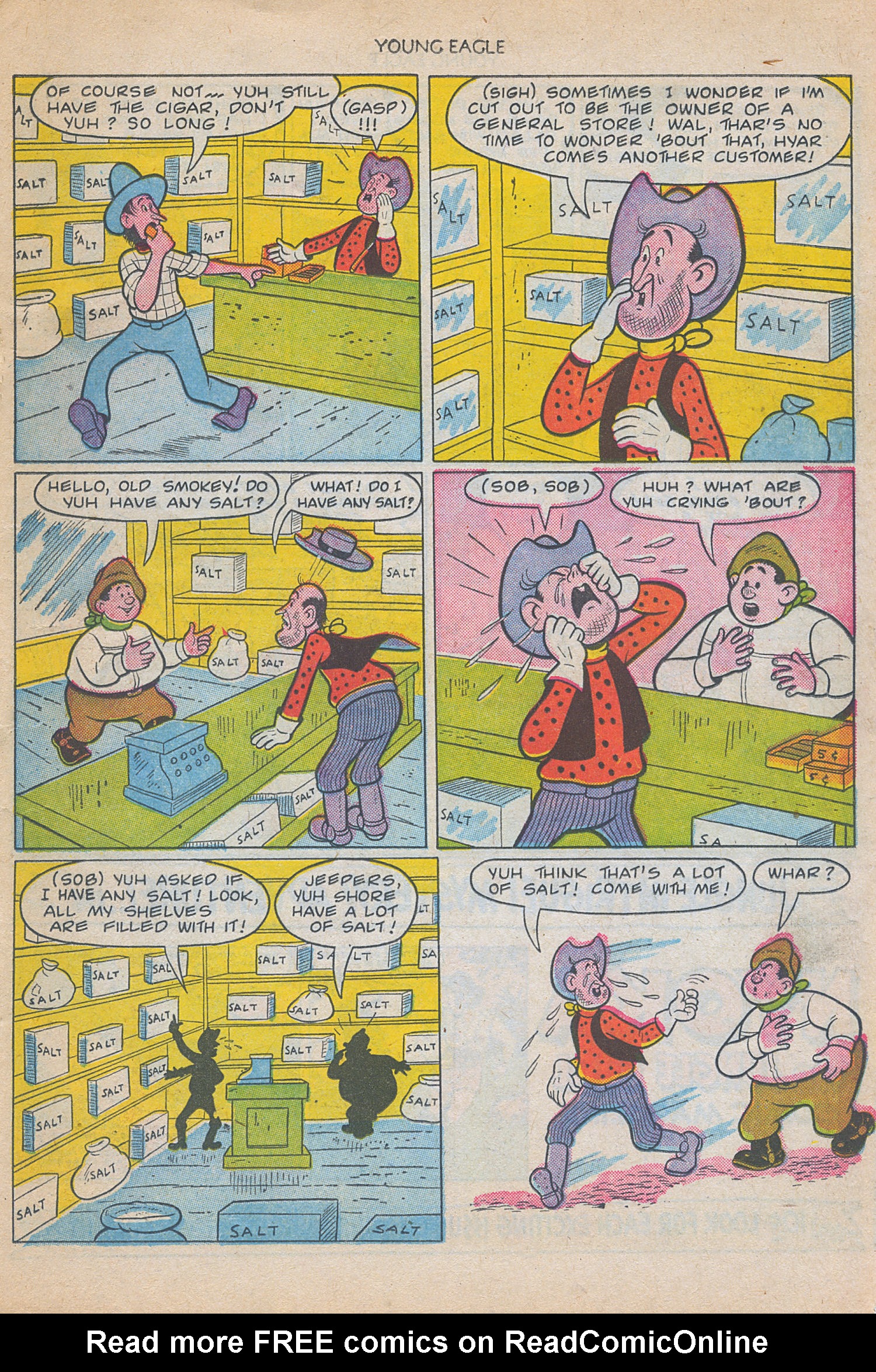Read online Young Eagle comic -  Issue #5 - 19