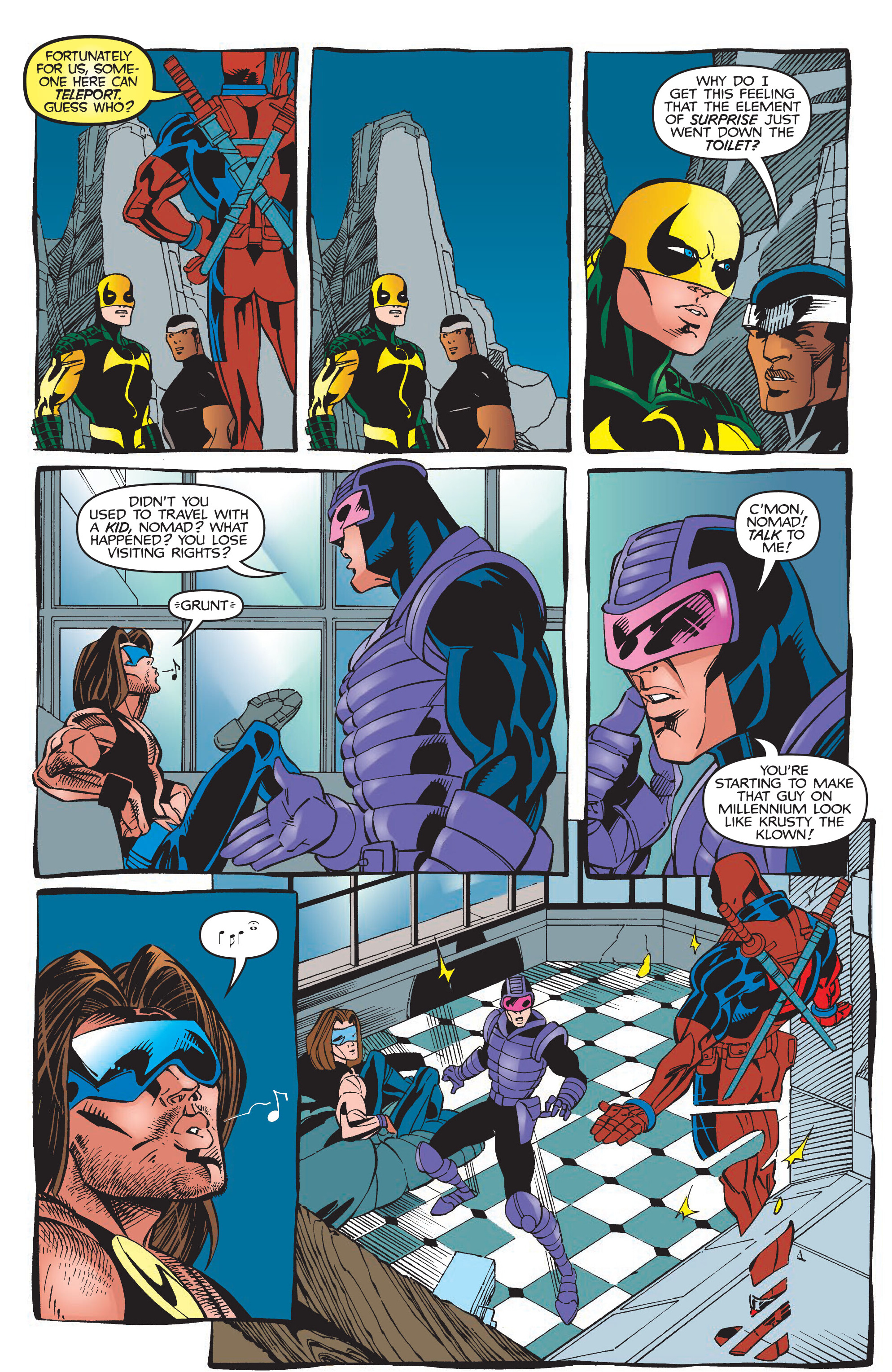 Read online Deadpool Epic Collection comic -  Issue # Drowning Man (Part 3) - 17