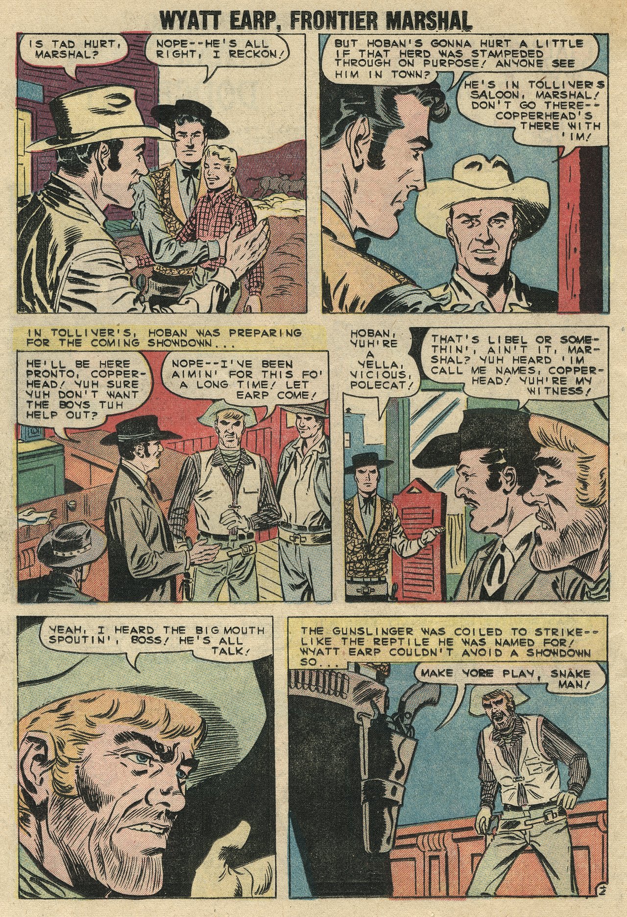 Read online Wyatt Earp Frontier Marshal comic -  Issue #27 - 12