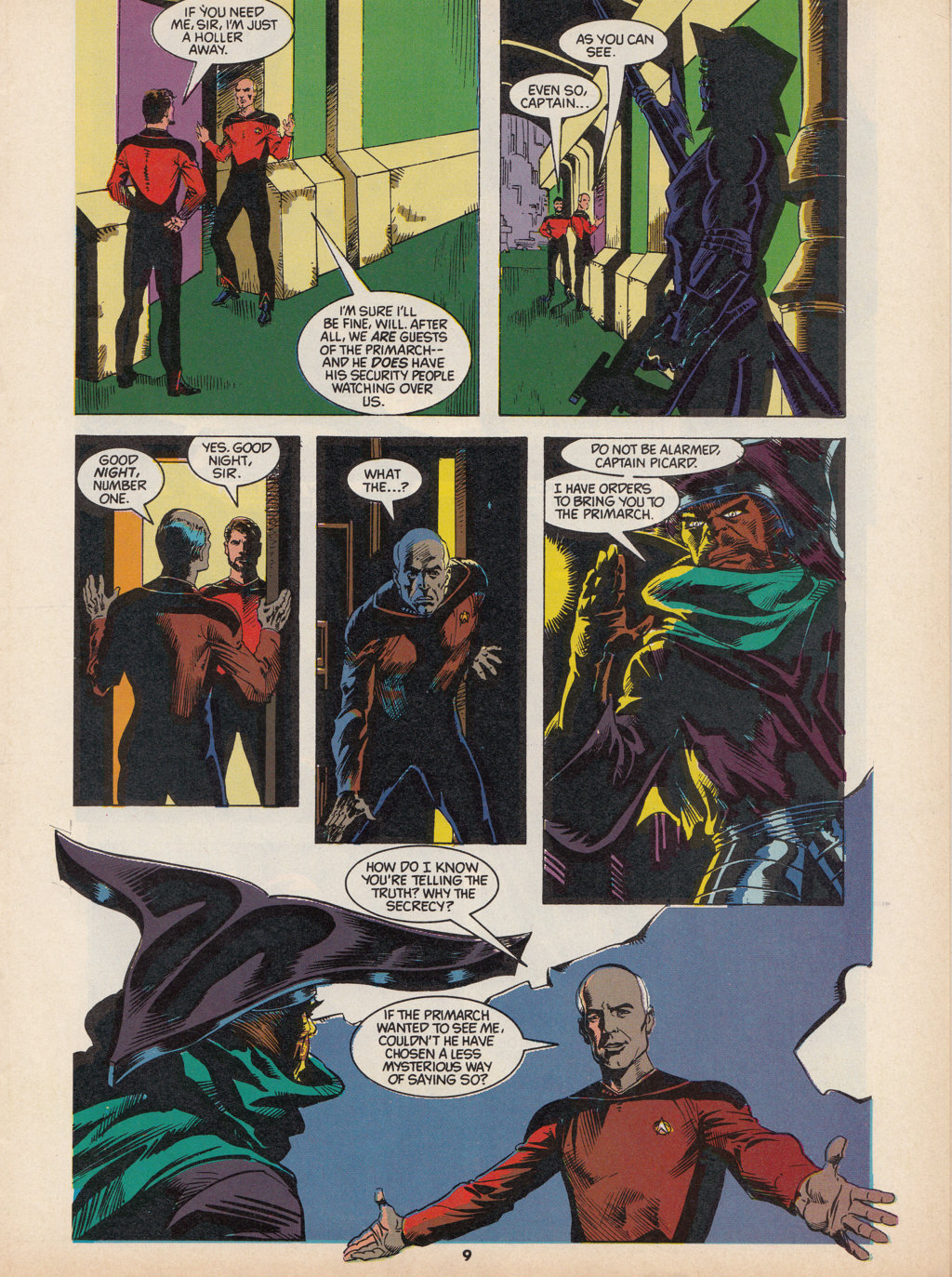 Read online Star Trek The Next Generation (1990) comic -  Issue #9 - 9