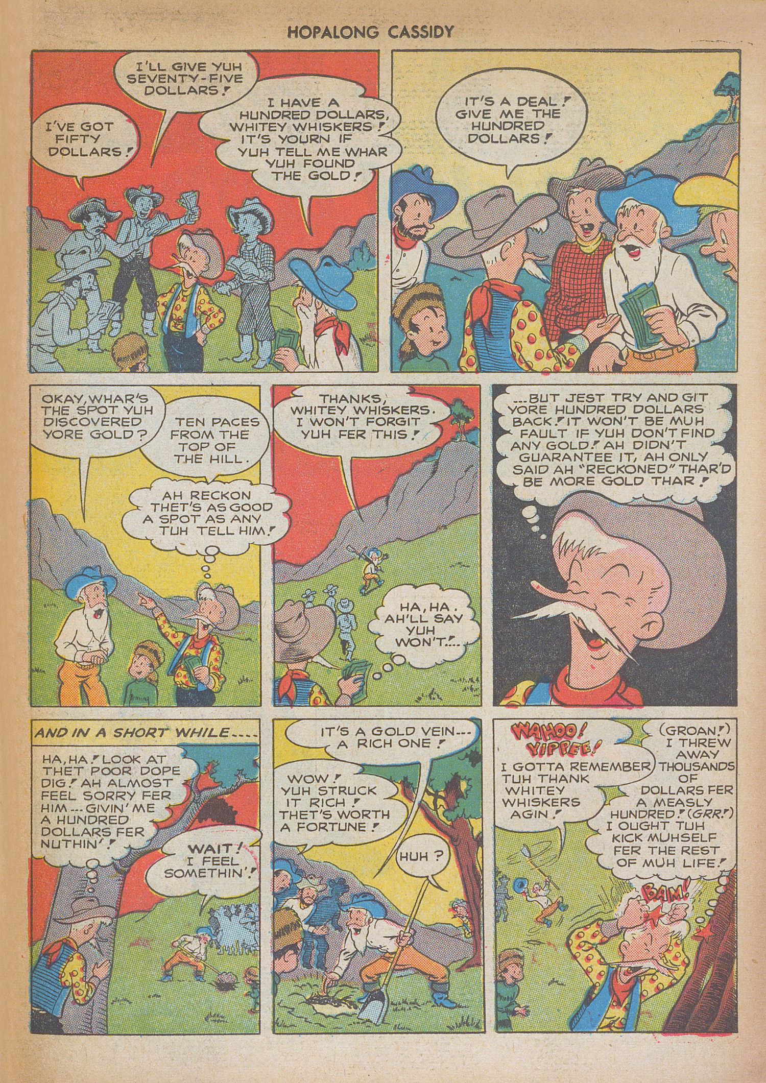 Read online Hopalong Cassidy comic -  Issue #22 - 35