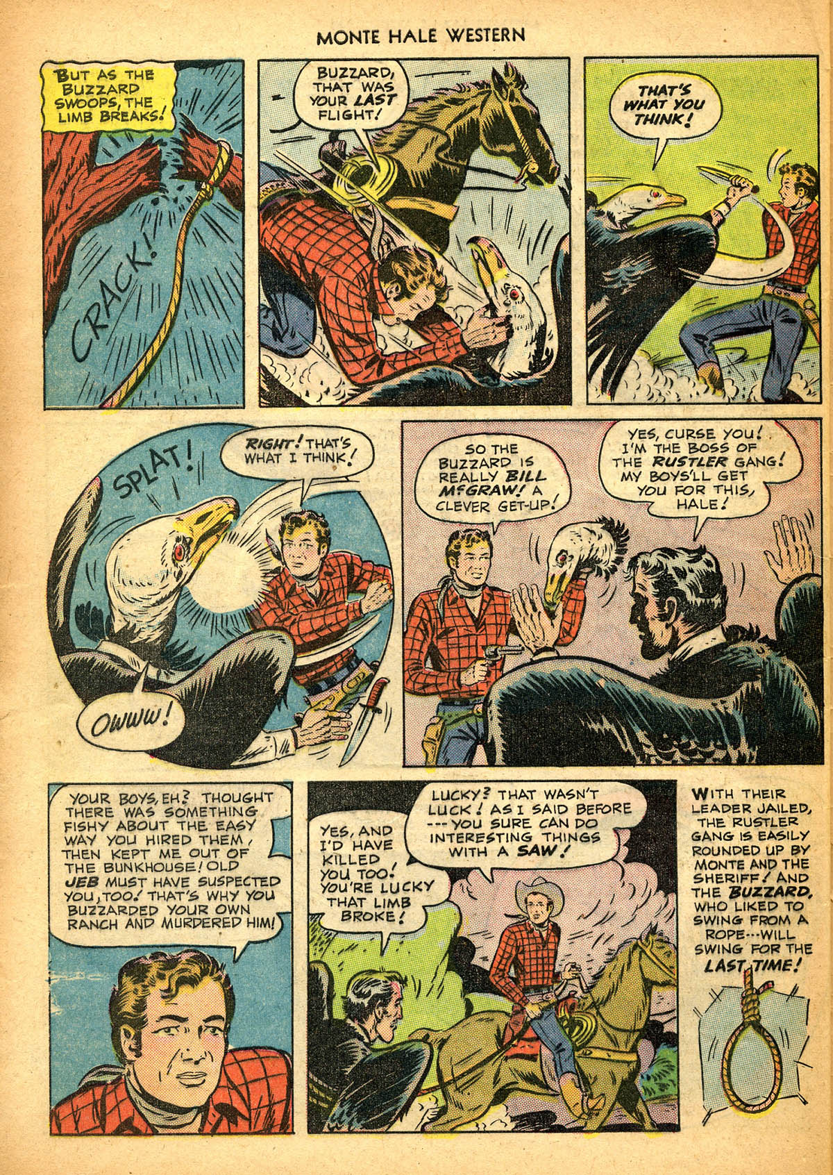 Read online Monte Hale Western comic -  Issue #44 - 49