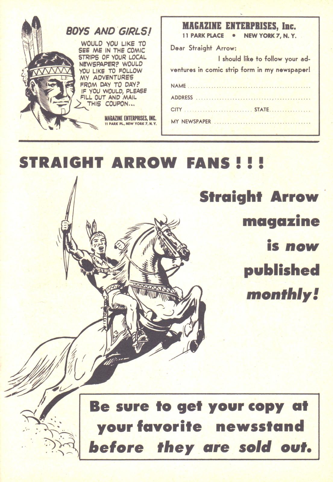 Read online Straight Arrow comic -  Issue #5 - 35