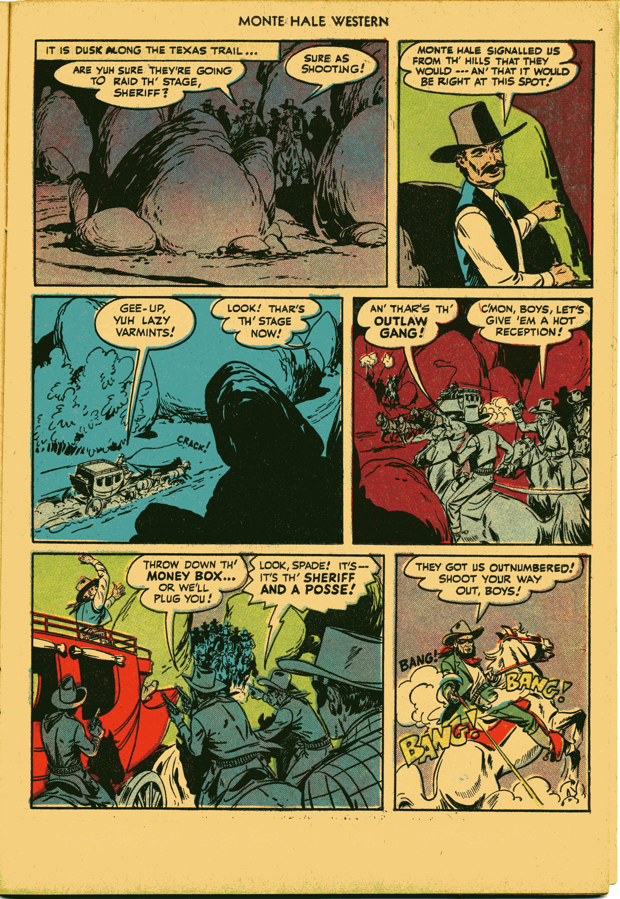 Read online Monte Hale Western comic -  Issue #31 - 11