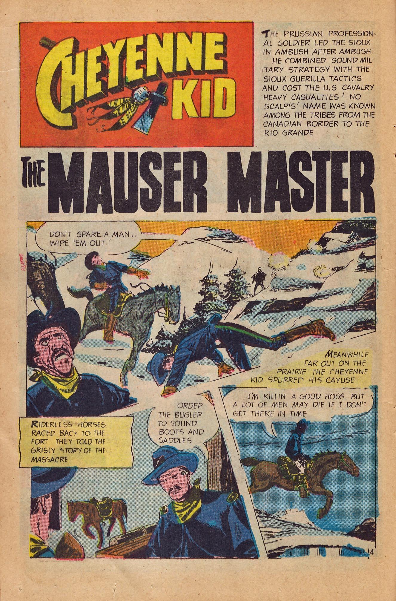 Read online Cheyenne Kid comic -  Issue #68 - 16