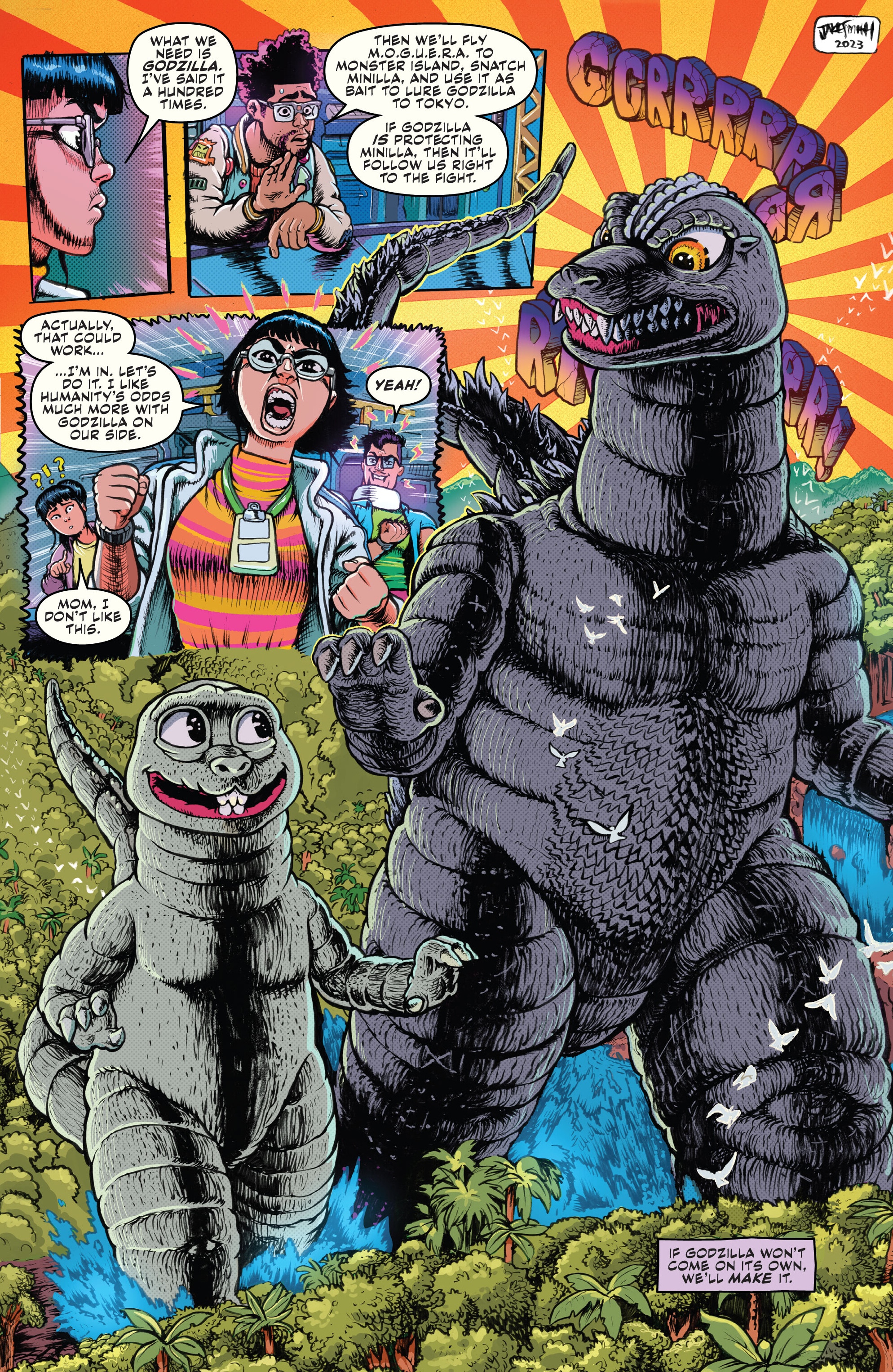 Read online Godzilla: War for Humanity comic -  Issue #3 - 10