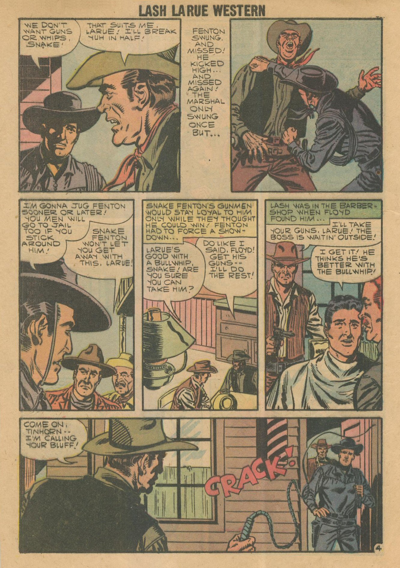 Read online Lash Larue Western (1949) comic -  Issue #69 - 31
