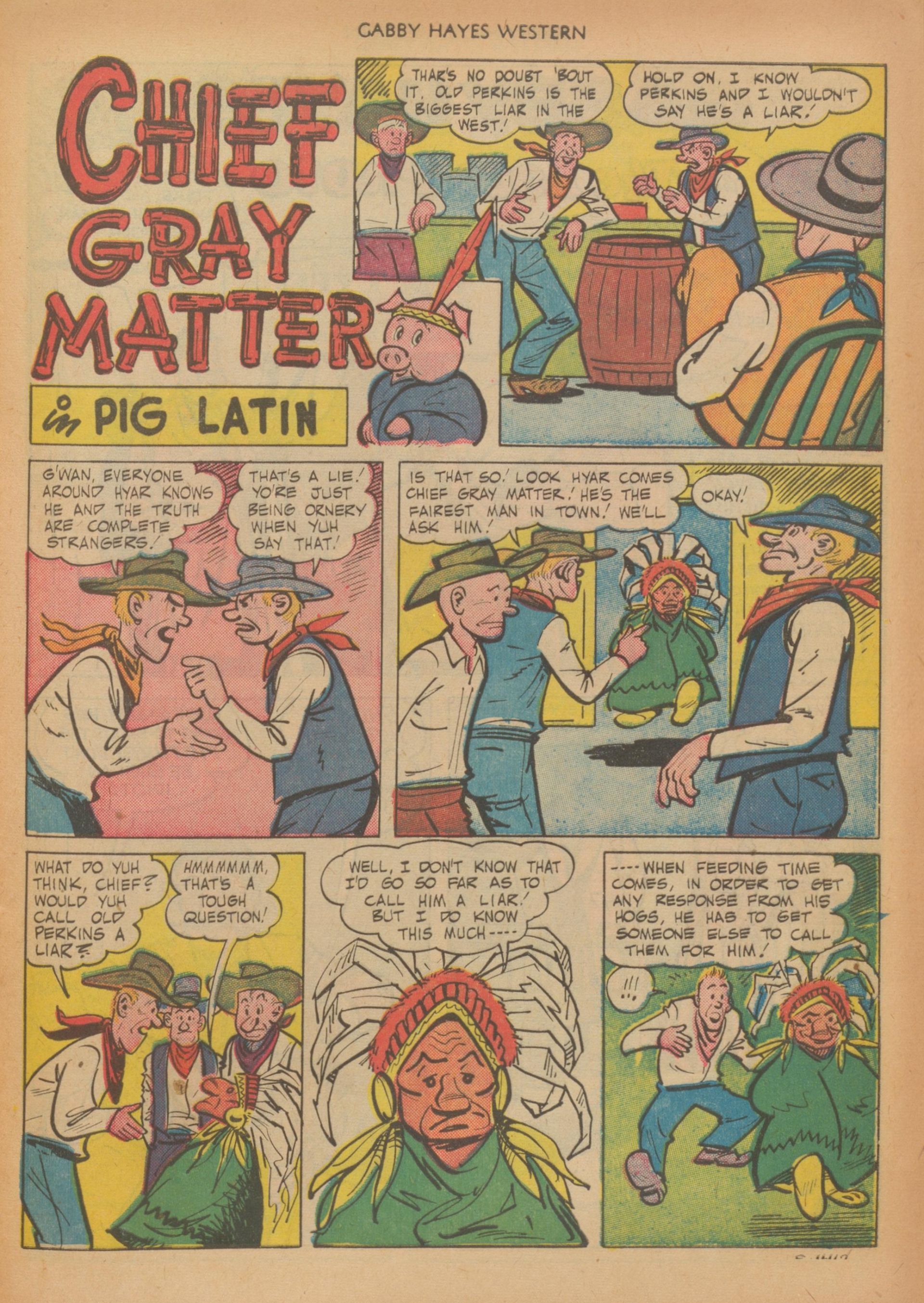 Read online Gabby Hayes Western comic -  Issue #29 - 21