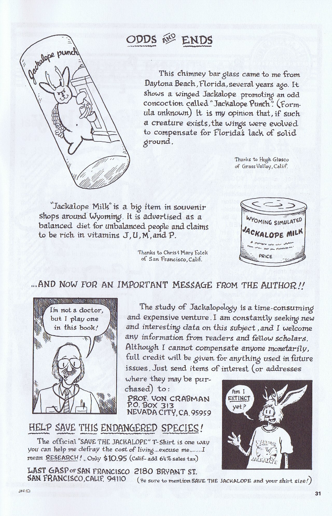 Read online Tales Of The Jackalope comic -  Issue #4 - 33