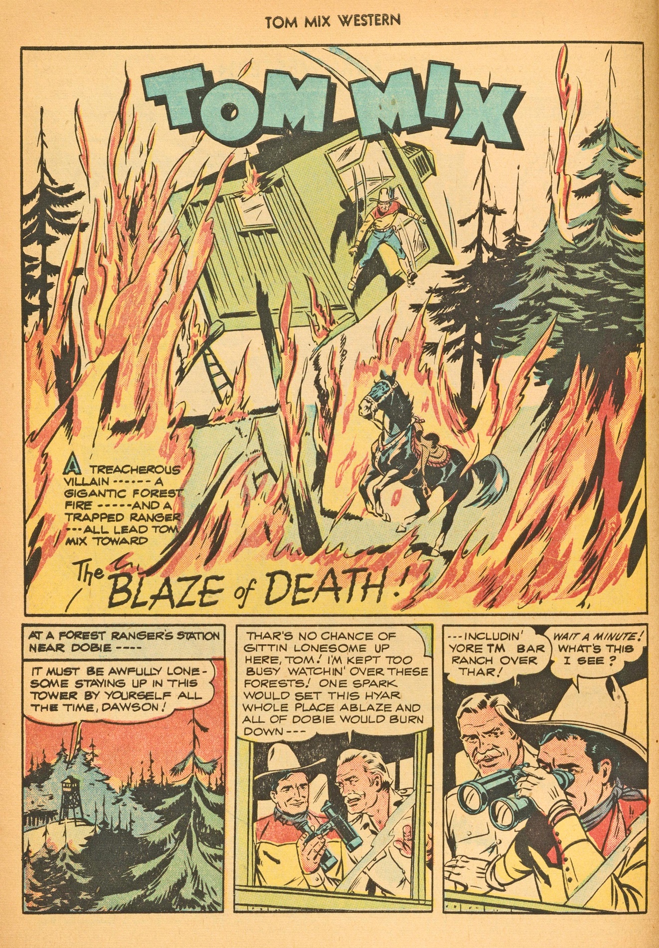 Read online Tom Mix Western (1948) comic -  Issue #3 - 4