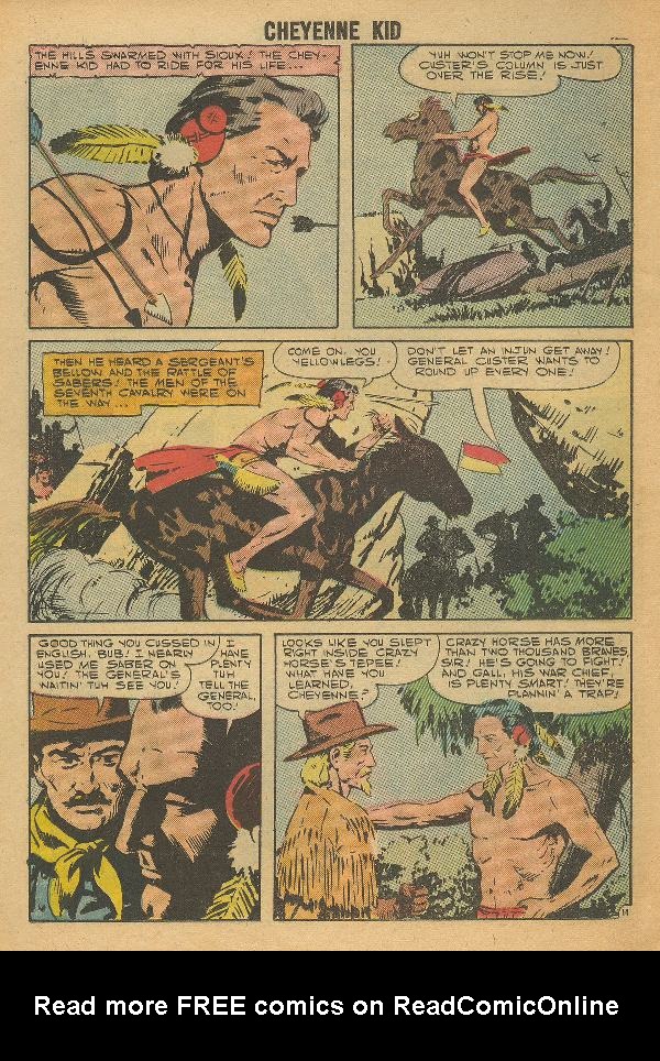 Read online Cheyenne Kid comic -  Issue #10 - 15