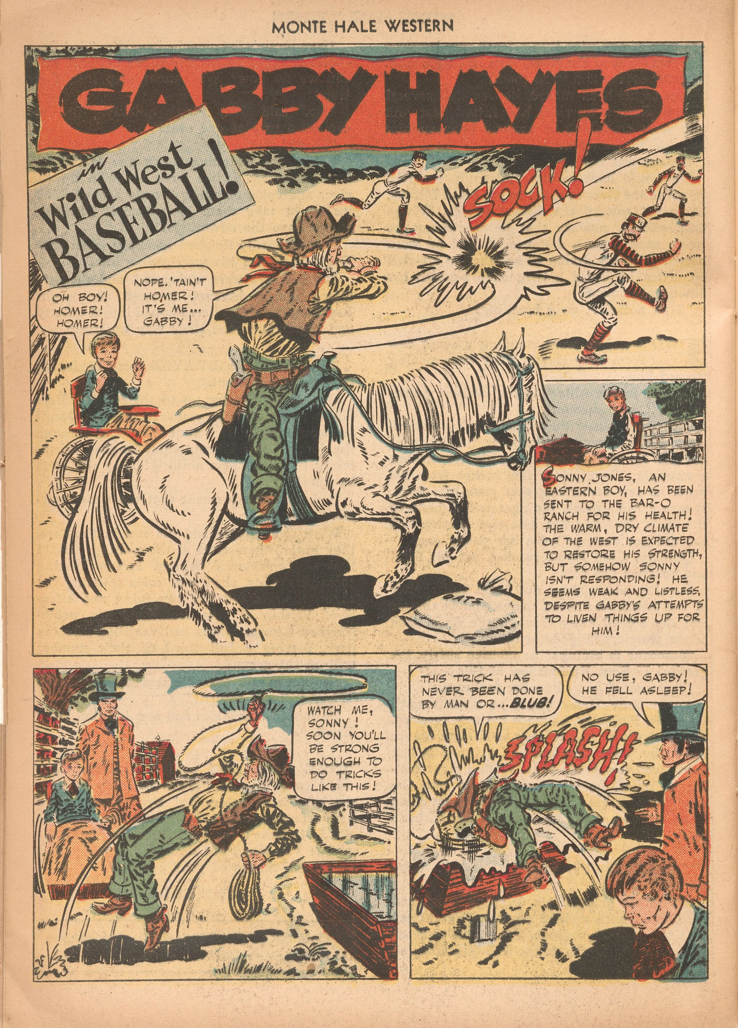 Read online Monte Hale Western comic -  Issue #43 - 36